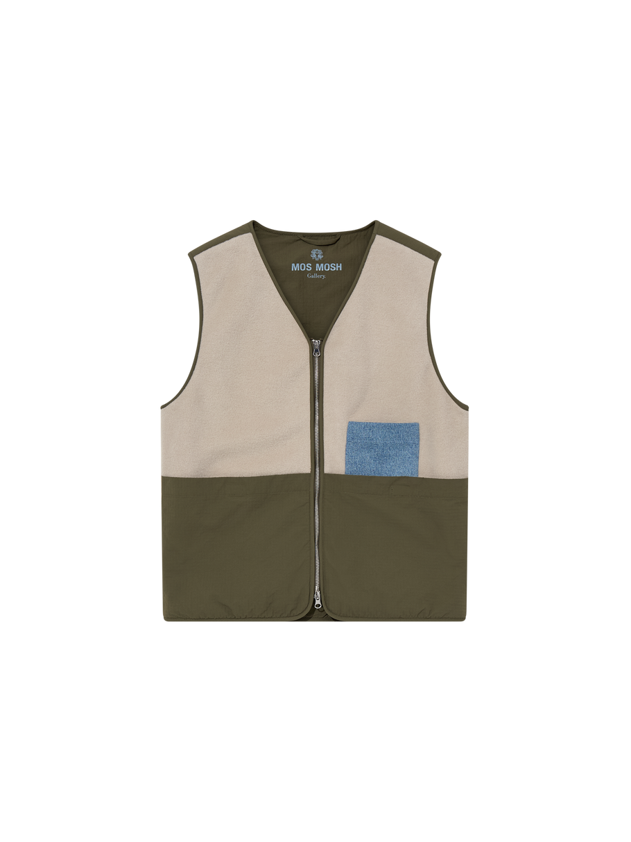 Mos Mosh Gallery Cess Chateu Gray Waistcoat