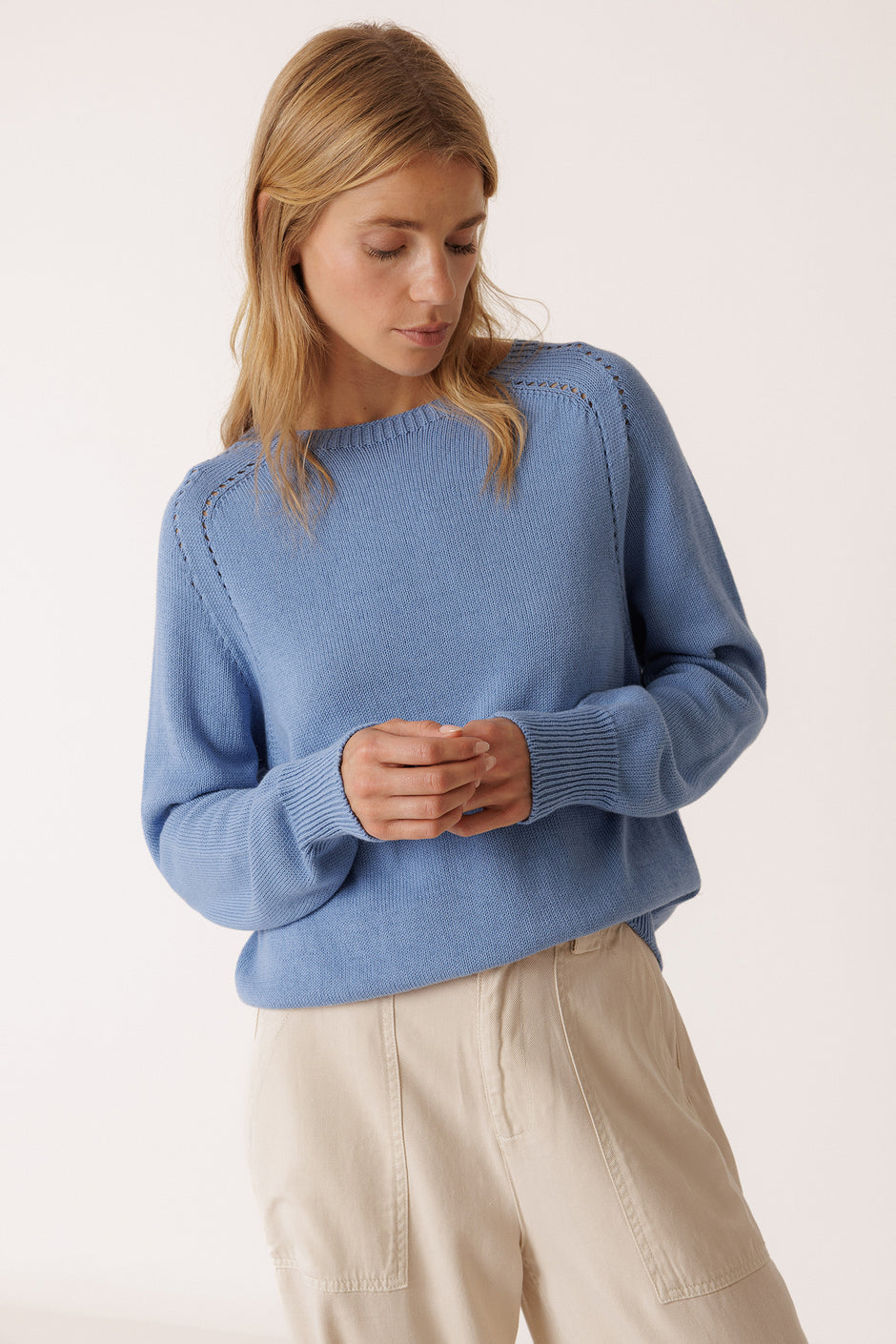 Indi & Cold Blue Loose Knit
