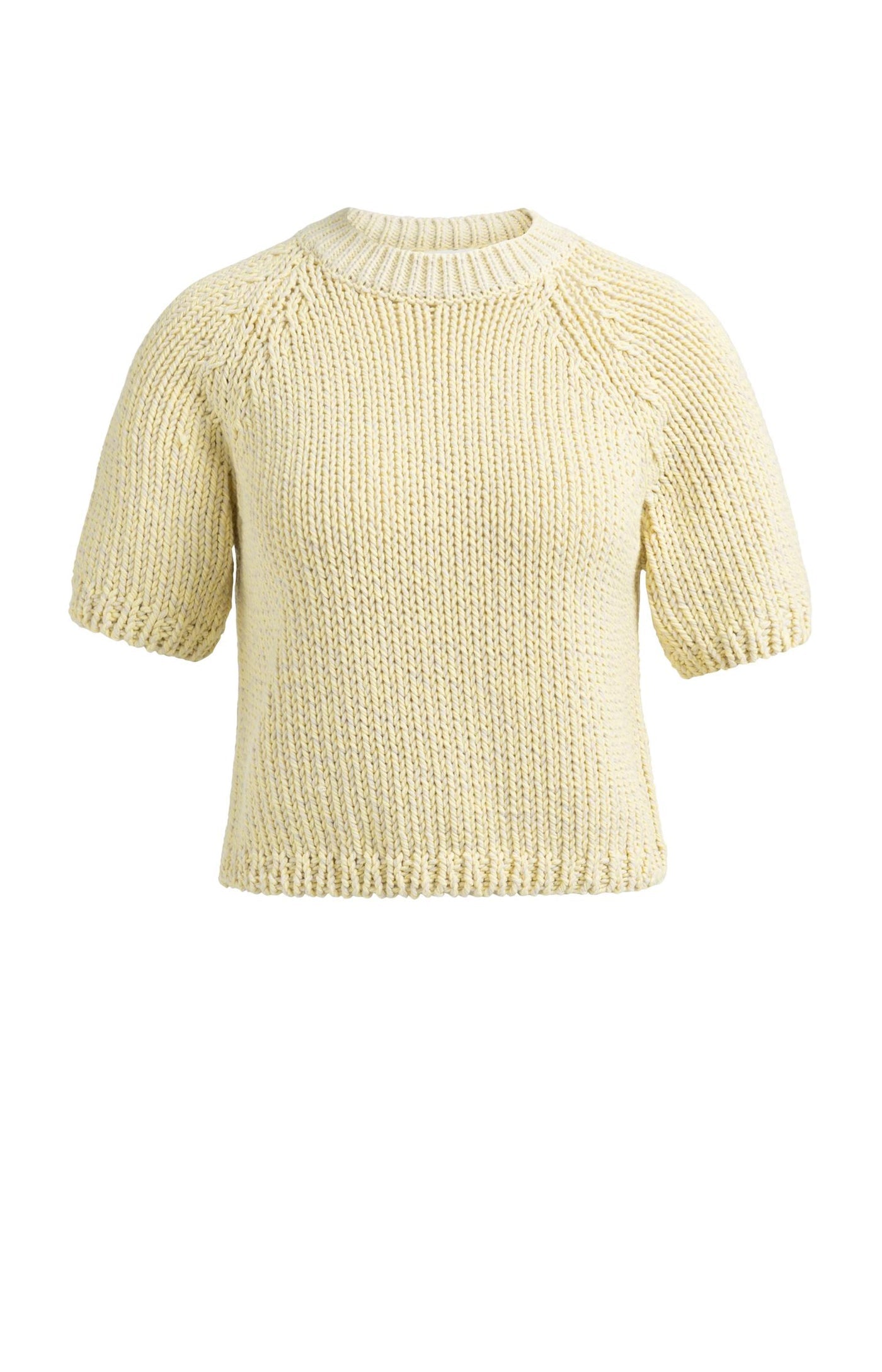 Yaya Yellow Chunky SS Knit
