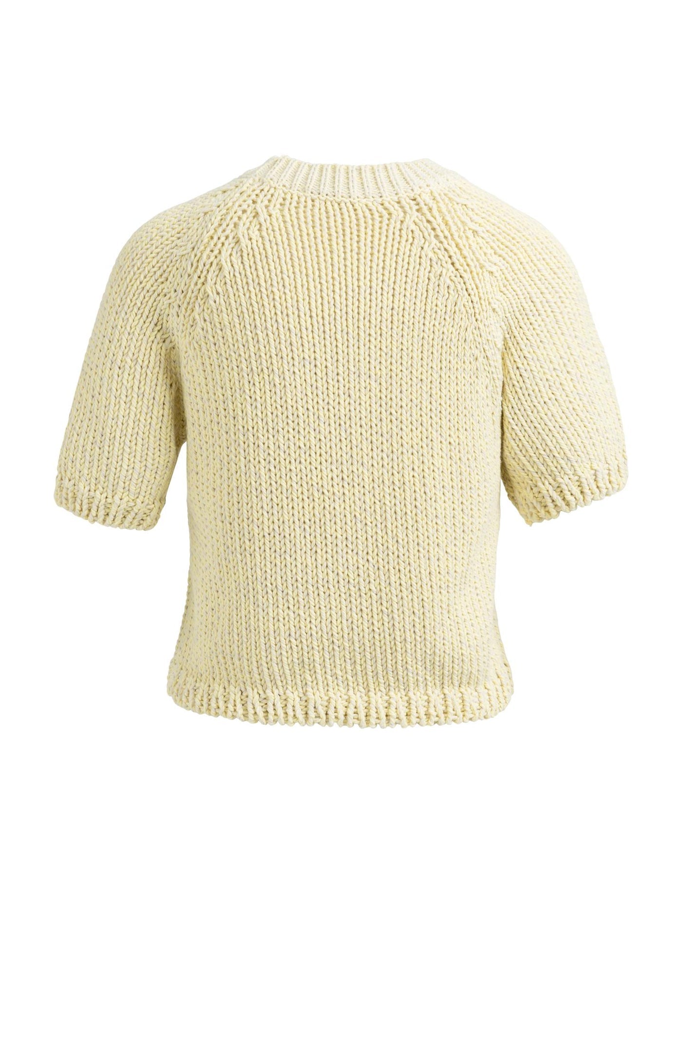 Yaya Yellow Chunky SS Knit