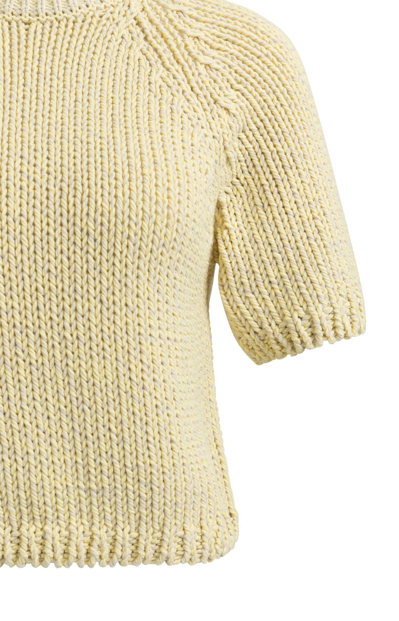 Yaya Yellow Chunky SS Knit