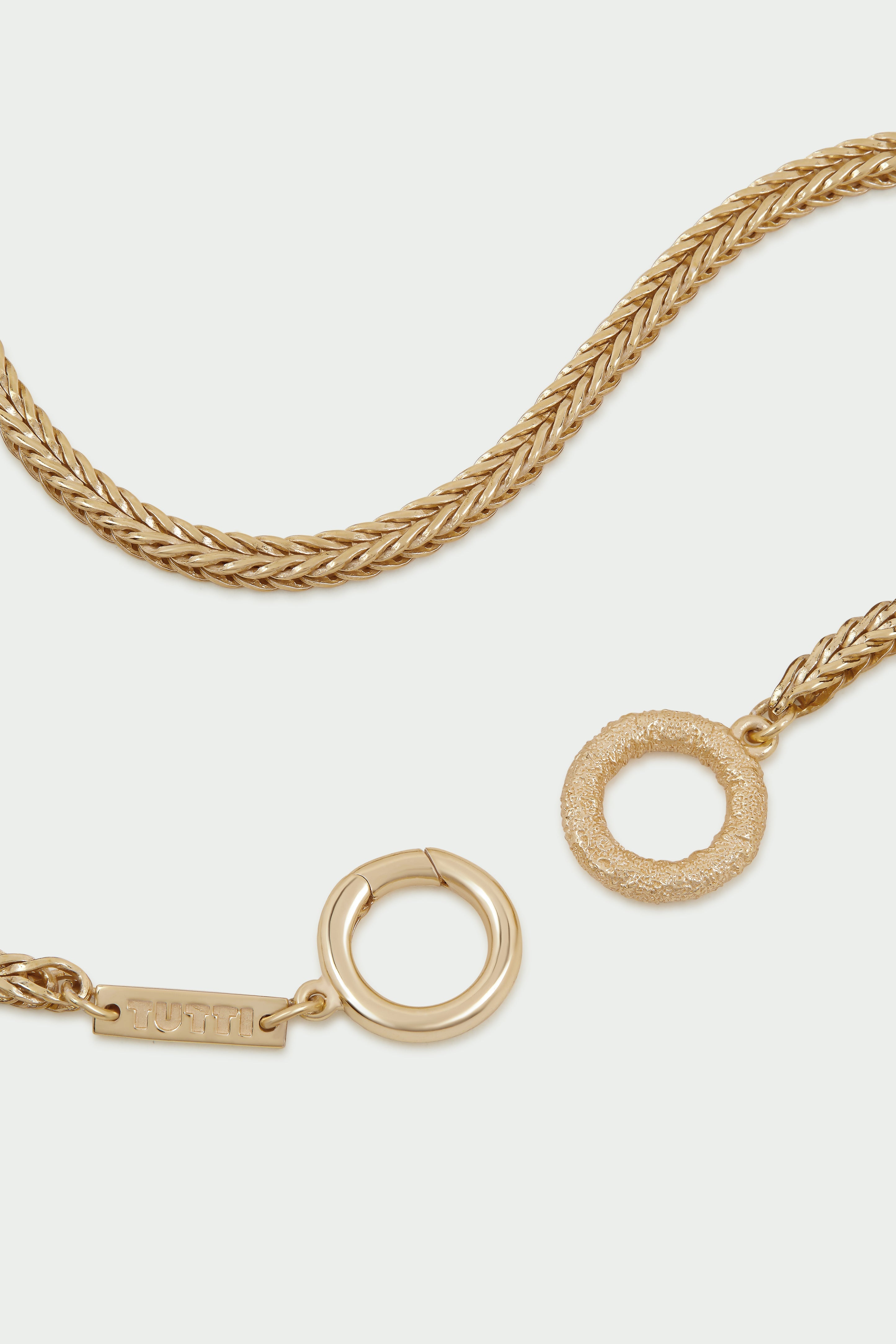 Tutti Gold Woven Necklace