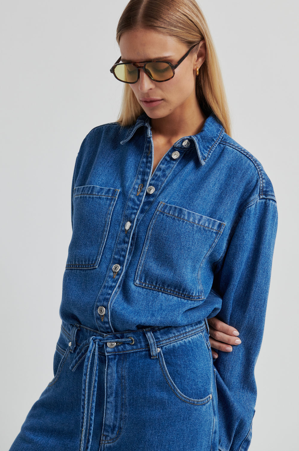 Second Female Irvina Denim Shirt
