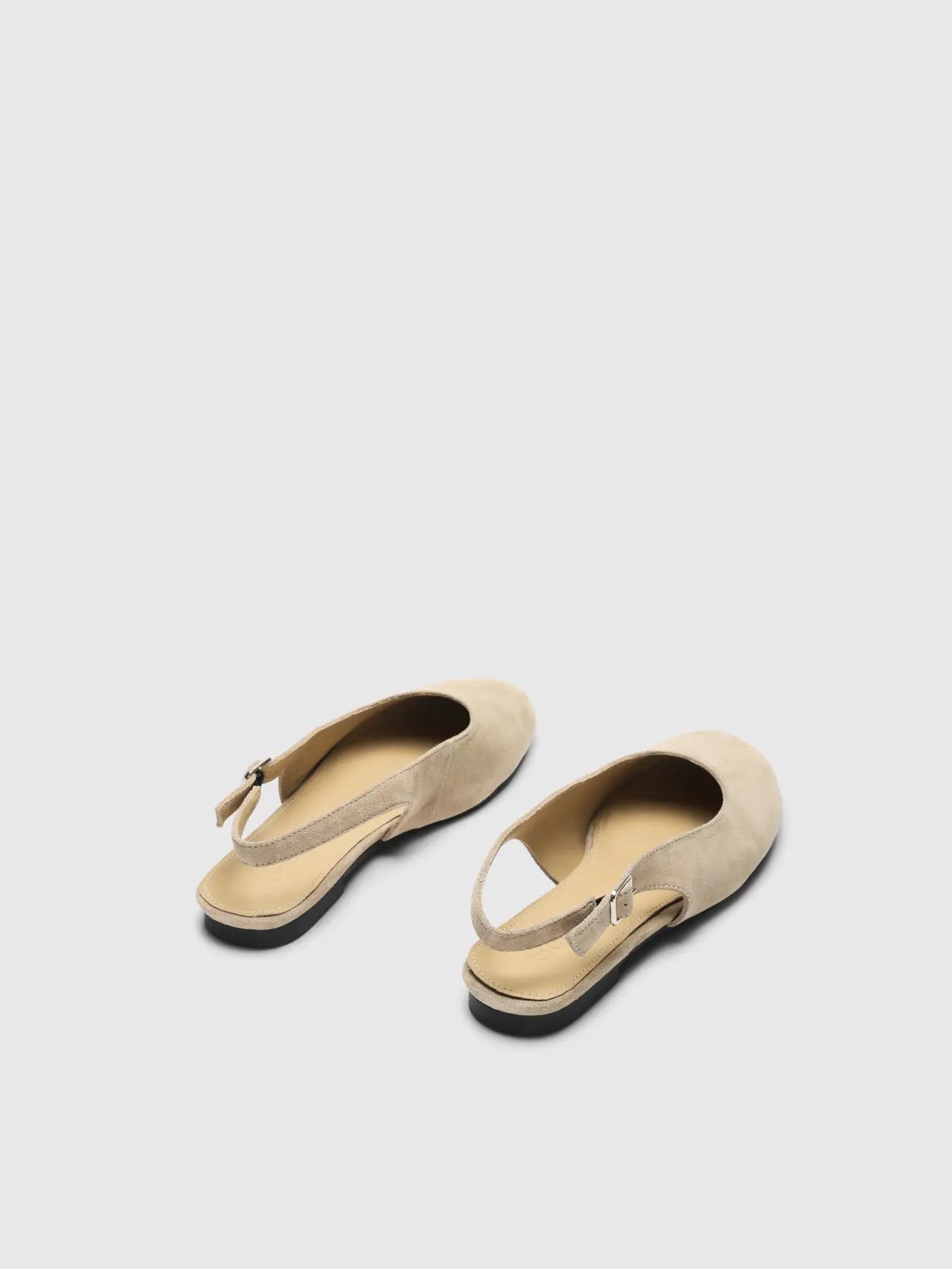 Selected Charlotte Suede Ballerina Pump