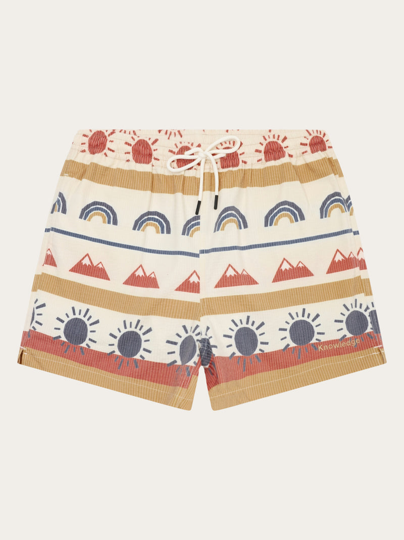 Knowledge Cotton Sun Stripe Short