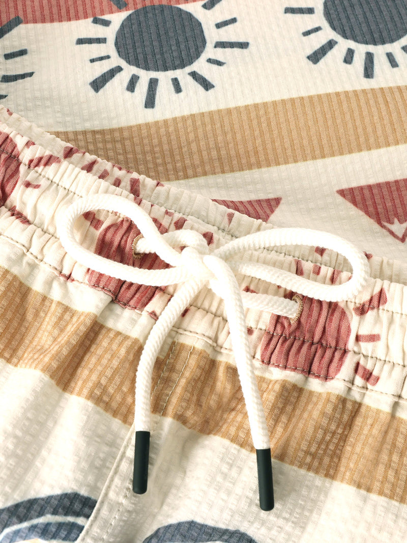 Knowledge Cotton Sun Stripe Short
