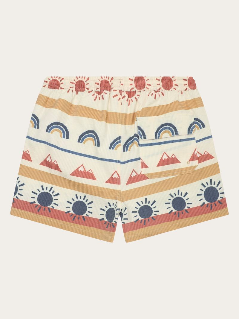 Knowledge Cotton Sun Stripe Short