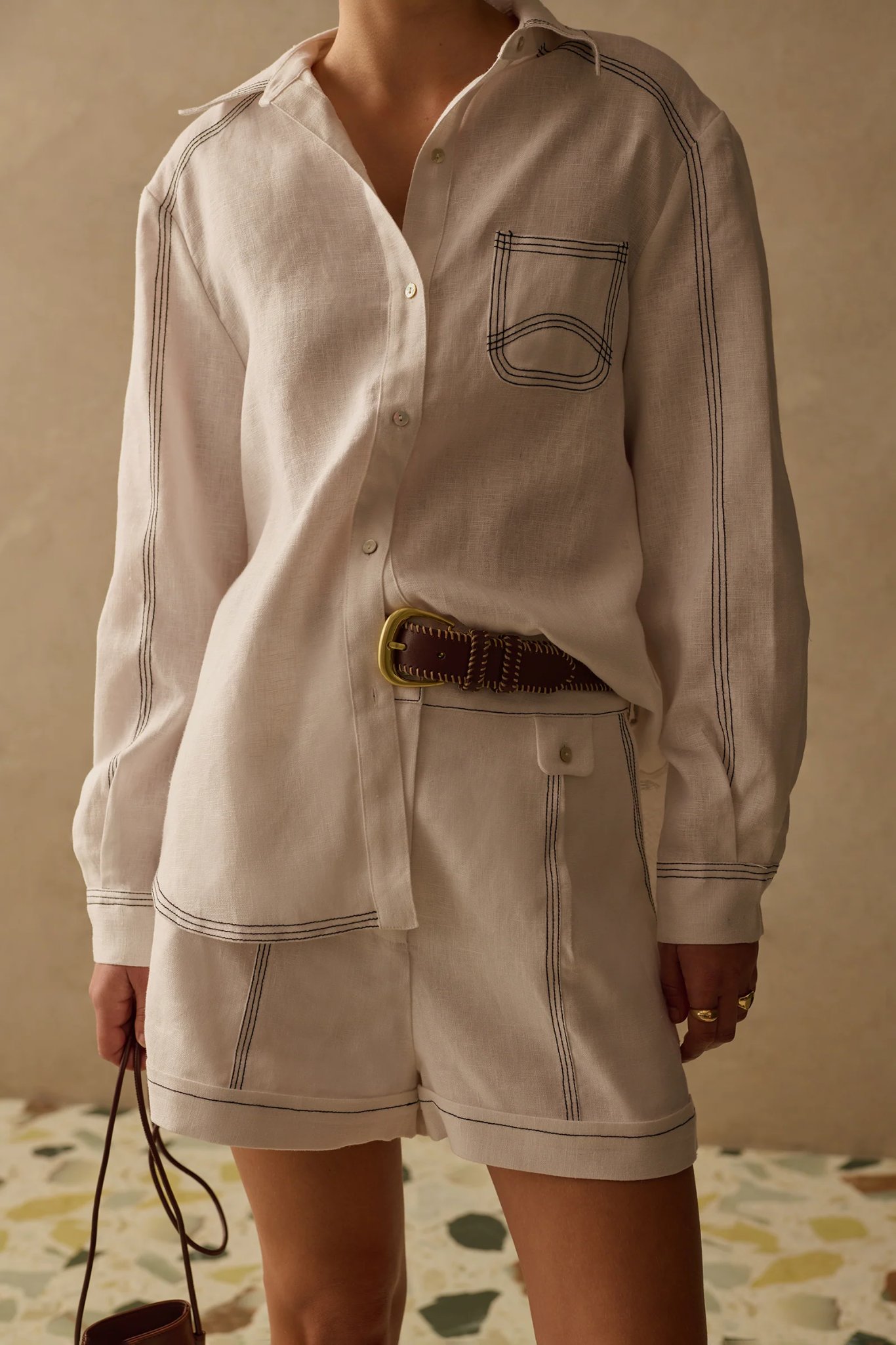 Sancia Cocoa Viano Belt