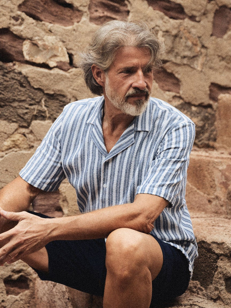 Mos Mosh Gallery Joe Basso Stripe SS Shirt