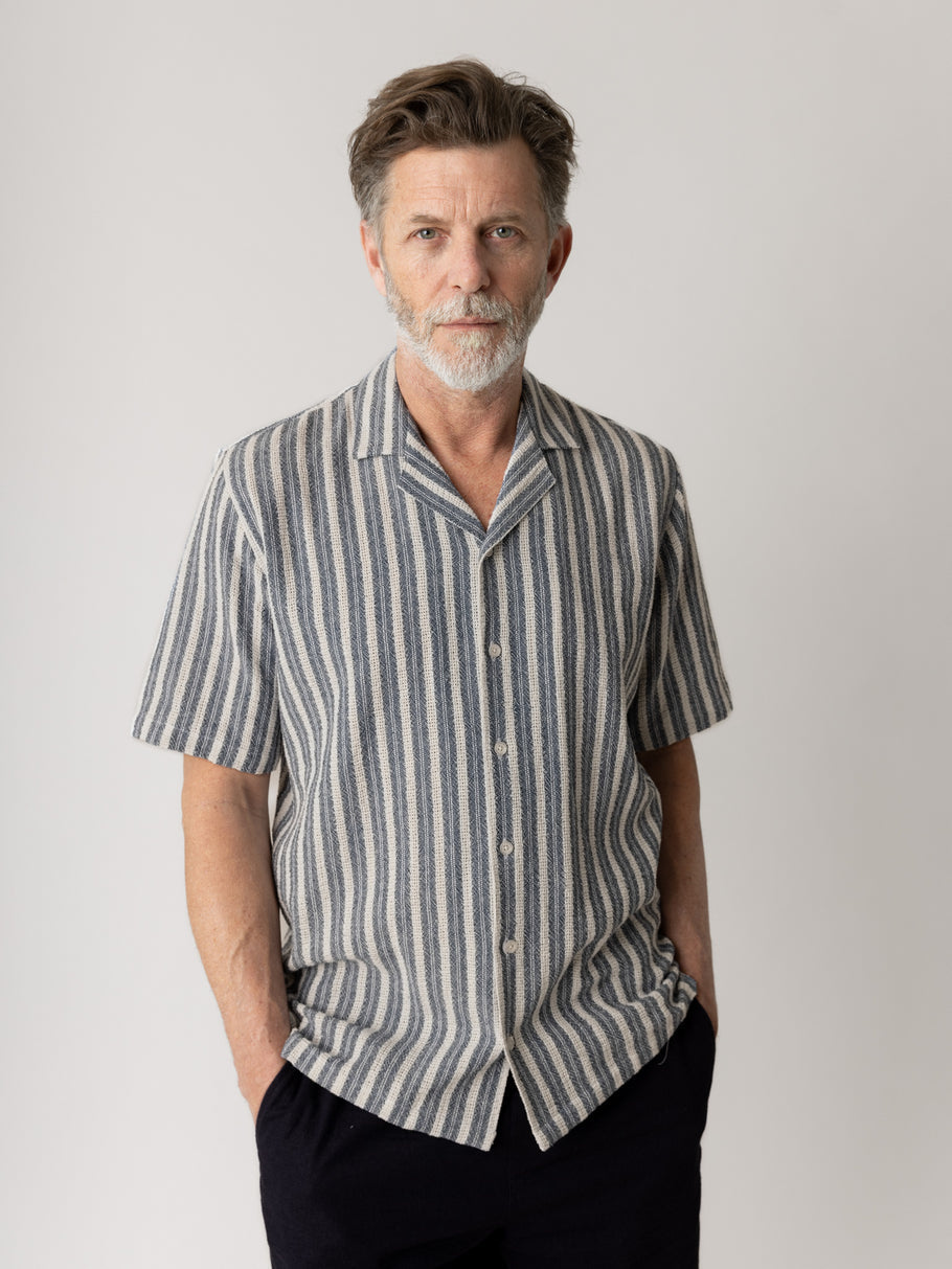 Mos Mosh Gallery Joe Basso Stripe SS Shirt