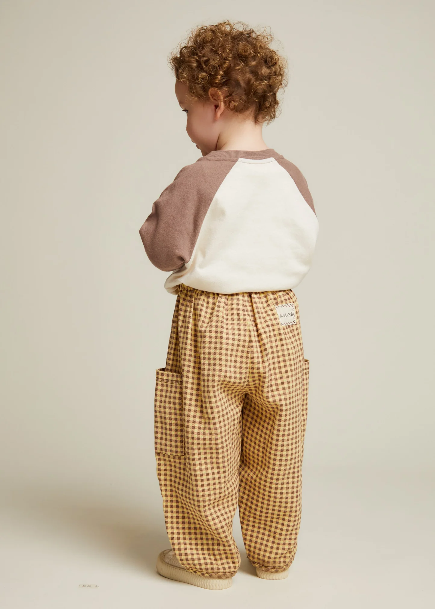 Claude & Co Emerson Ochre Gingham Trouser