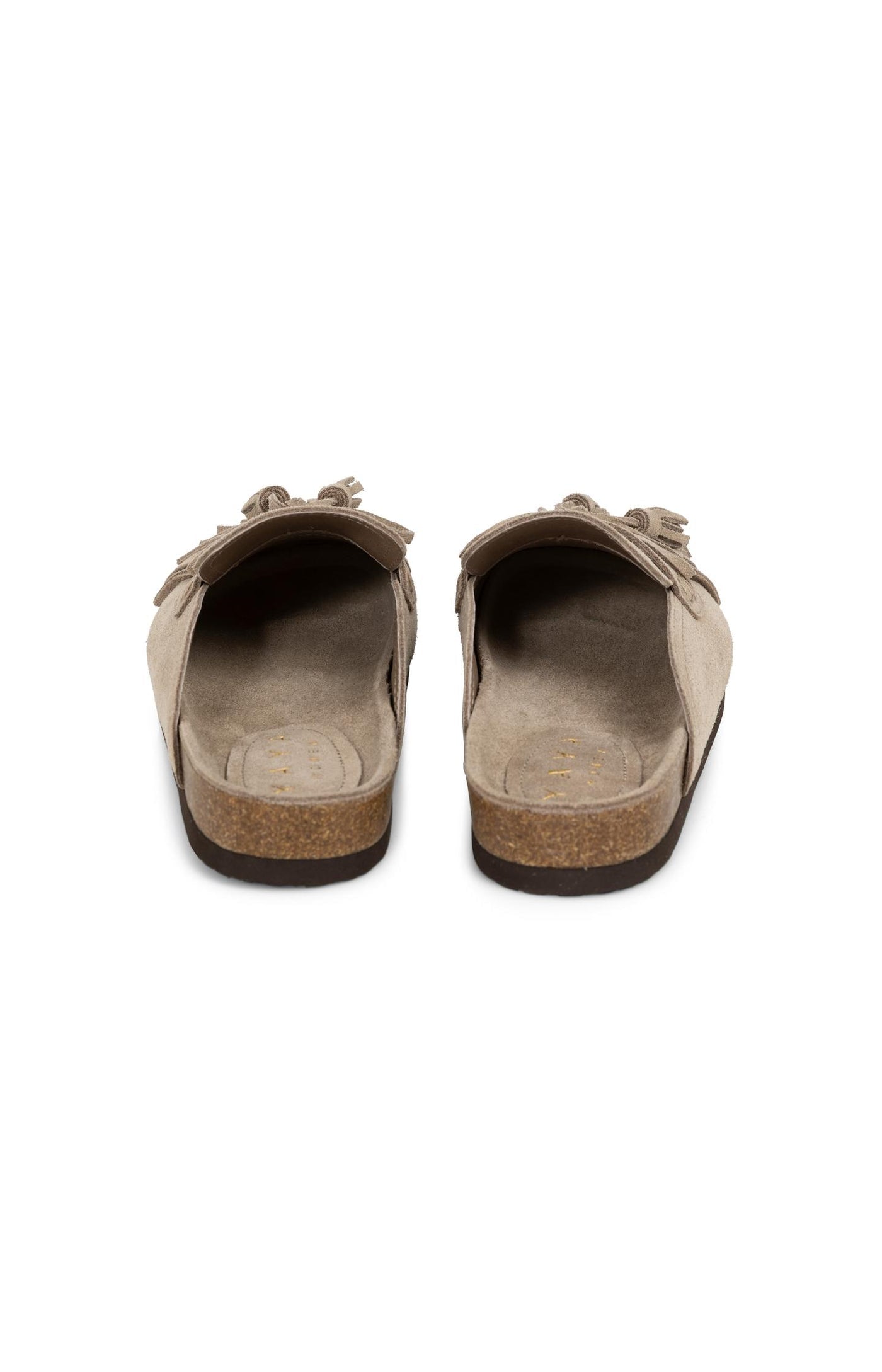 Suede Mules With Tassels