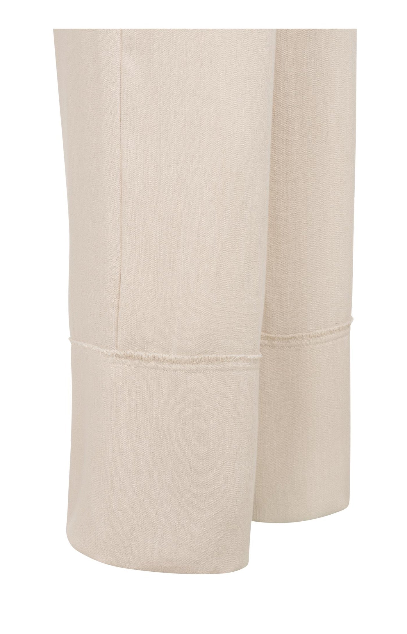 Linen Blend Fringe Detail Pant