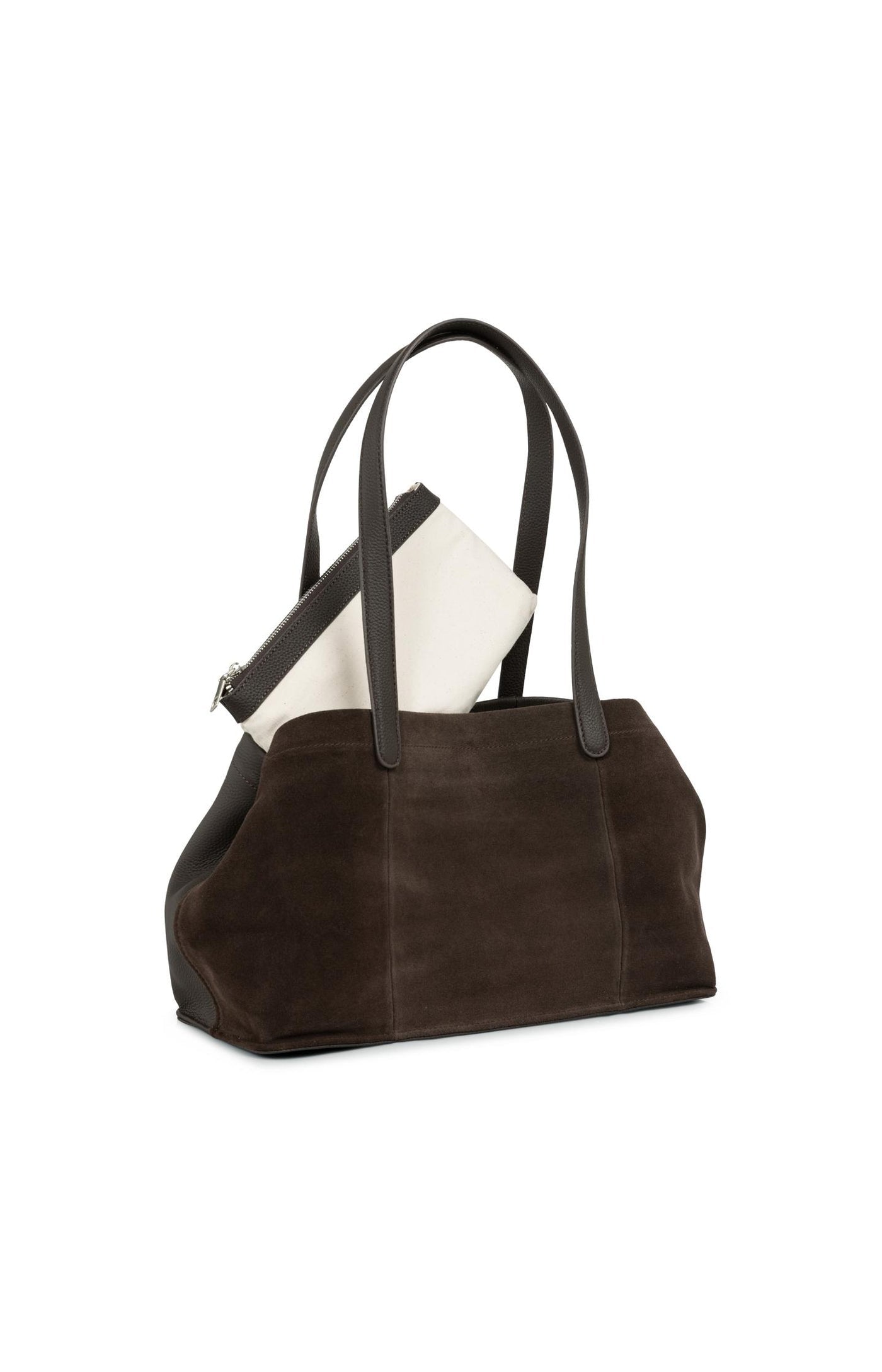 Chocolate Suede Bag