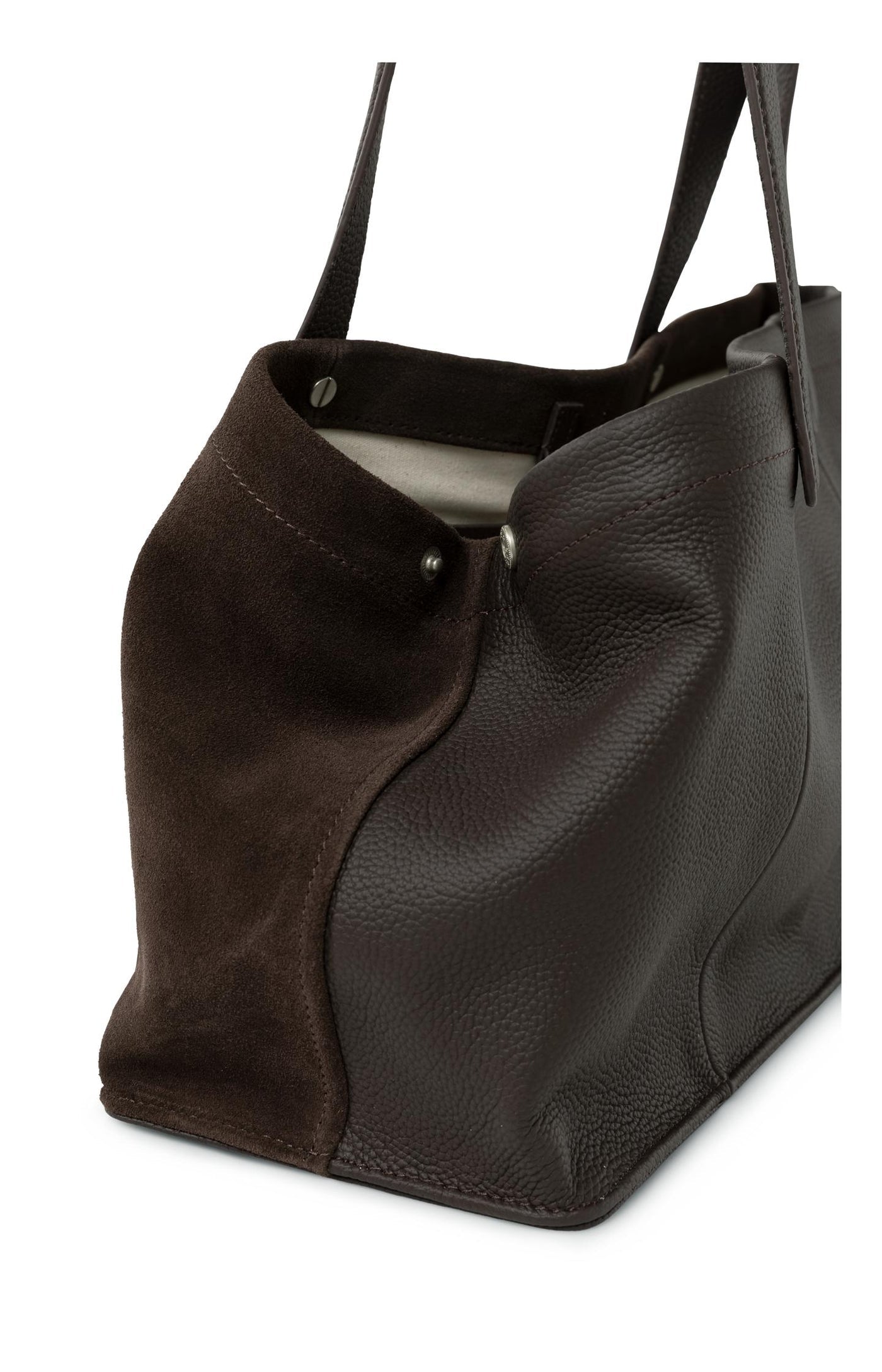 Chocolate Suede Bag