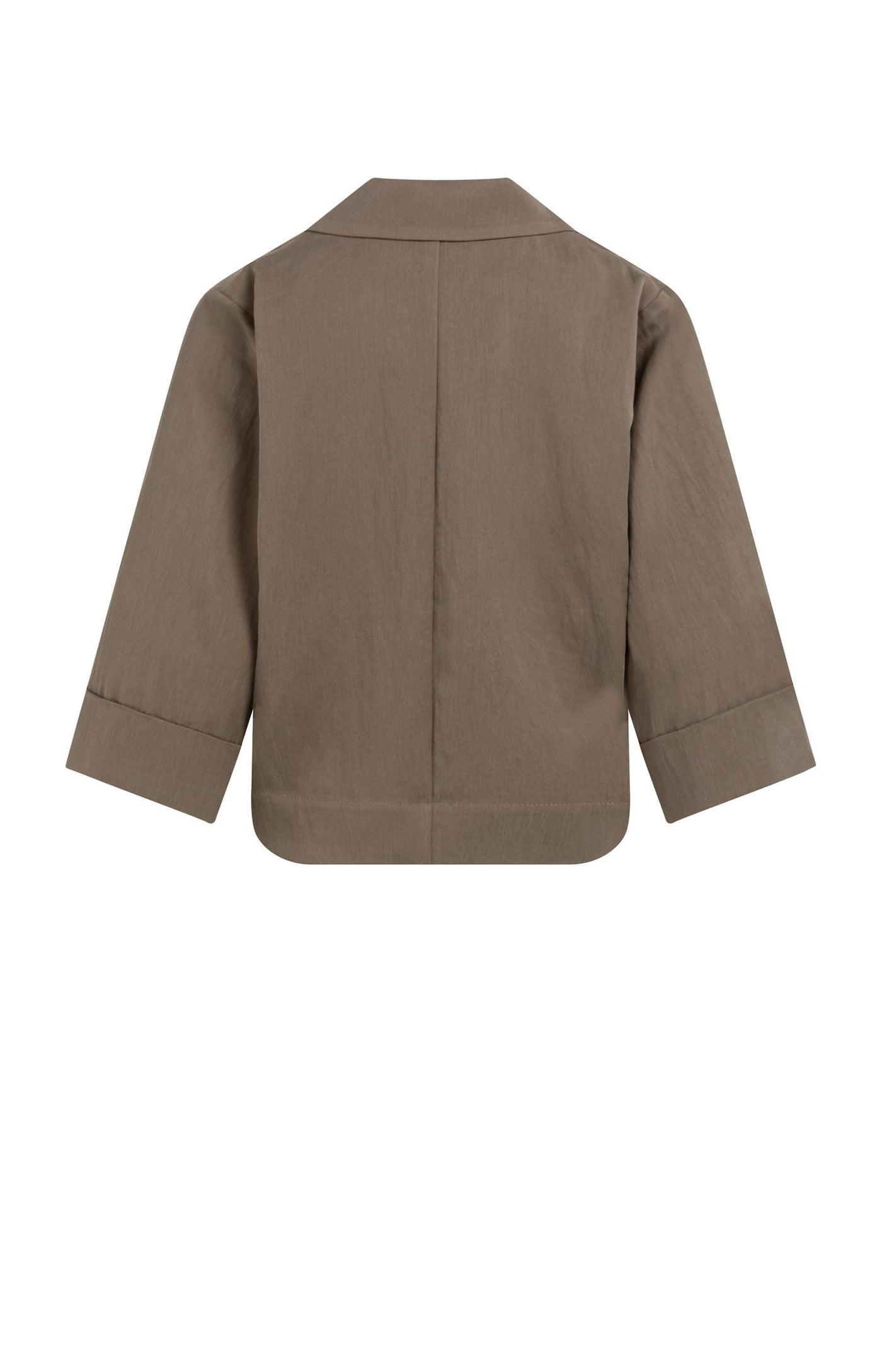 Short Sleeve Chocolate Blazer
