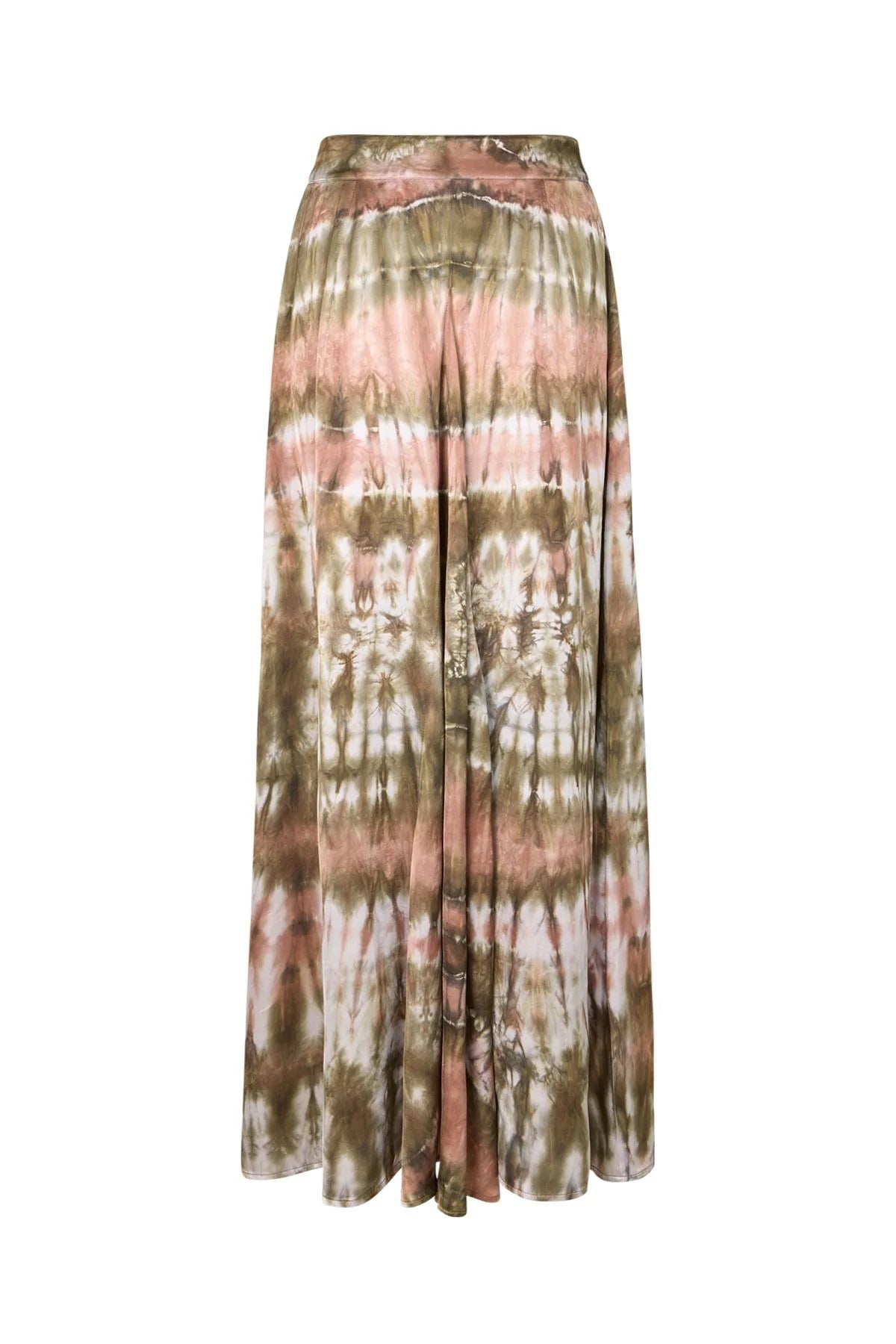 Henriette Lava Print Button Skirt