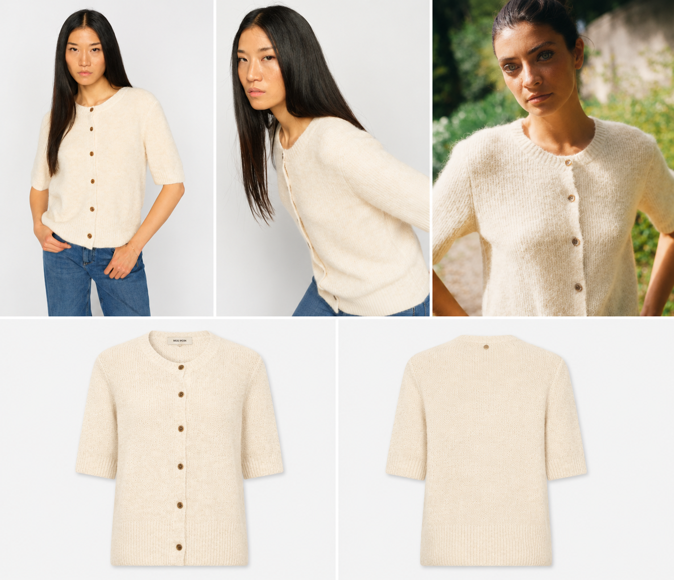 Mos Mosh Thora Twill SS Cardigan
