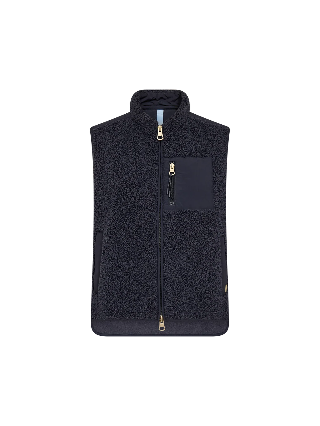 Rowe Eli Teddy Vest Navy