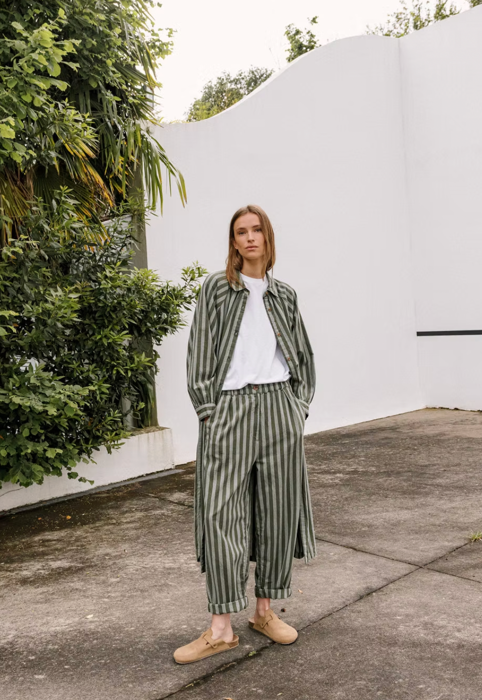 Indi & Cold Stripe Elastic Pant