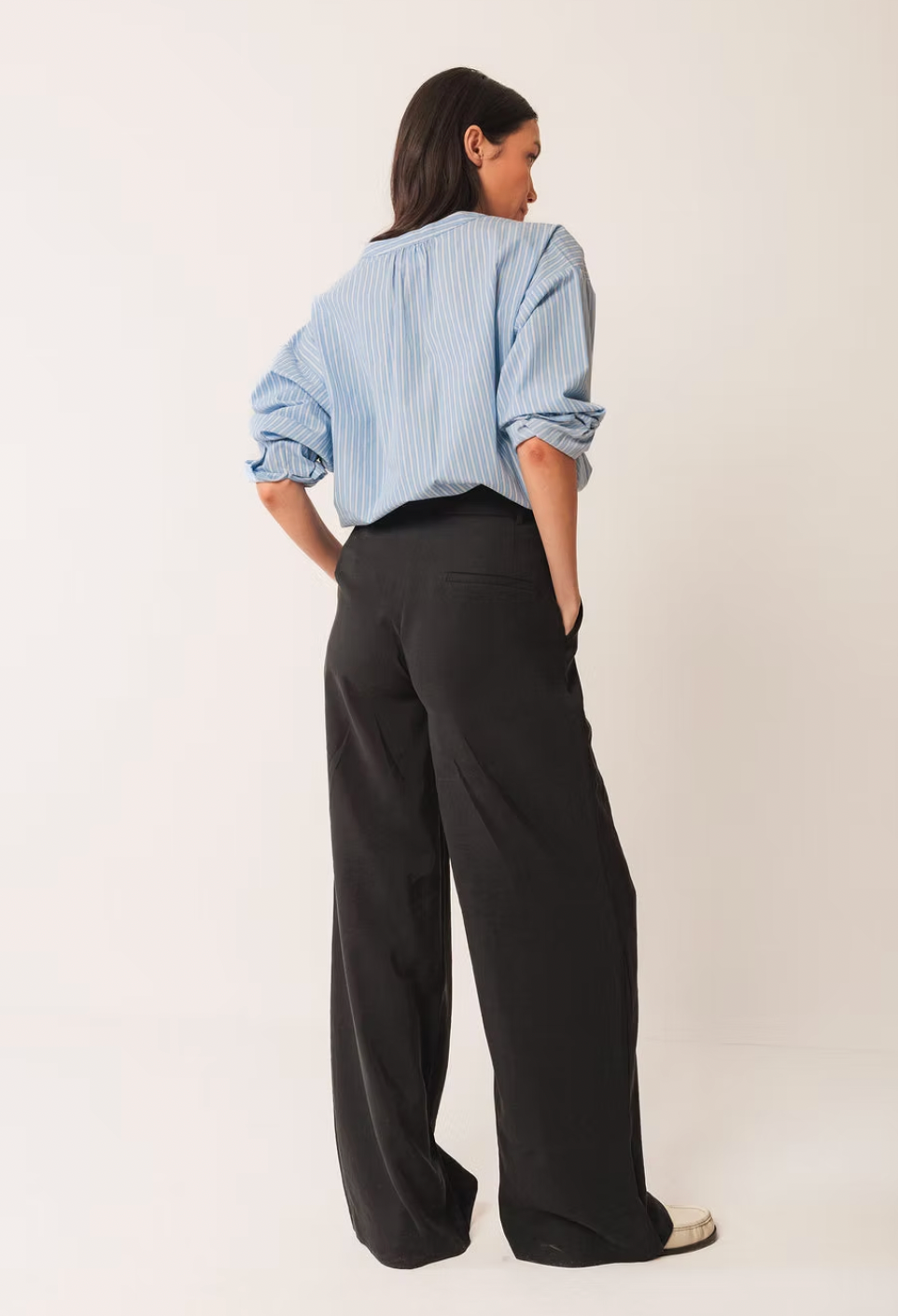 Indi & Cold Black Wide Leg Pant