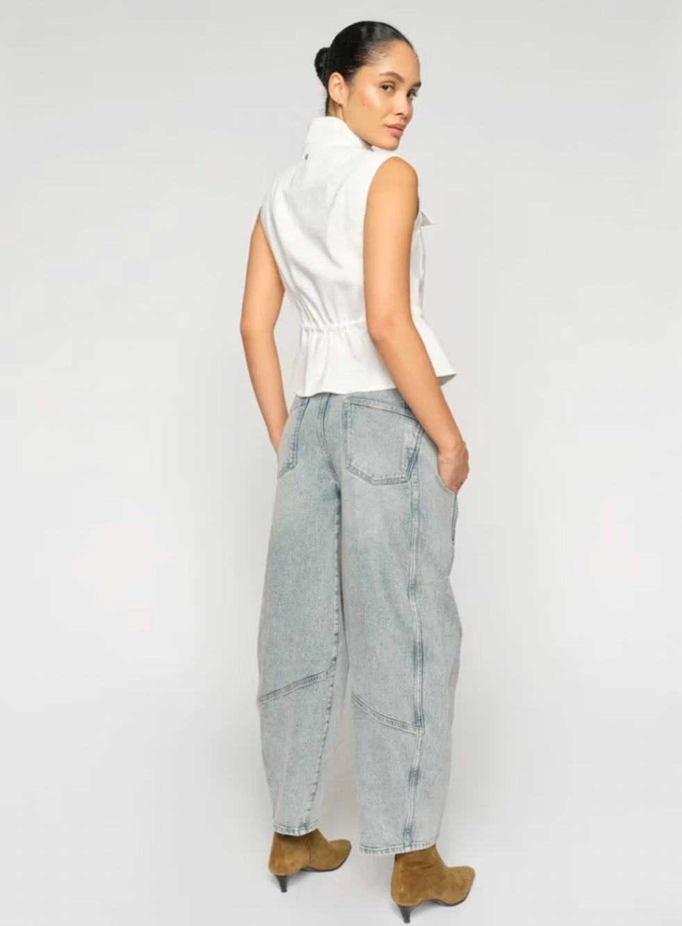 Mos Mosh Rosie Galleon Jeans Light Blue