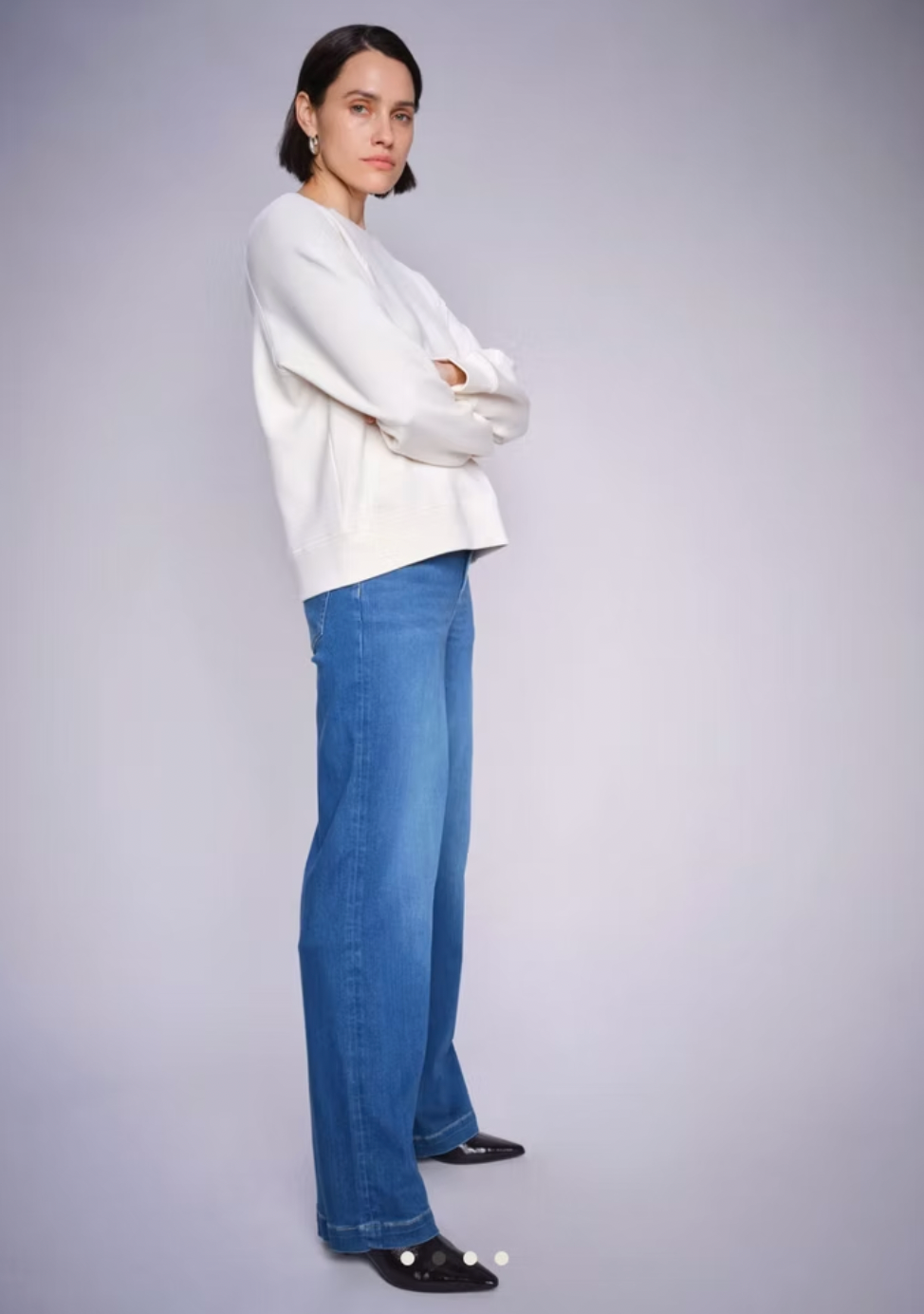 Mos Mosh Dara Deluxe Jeans Mid Blue