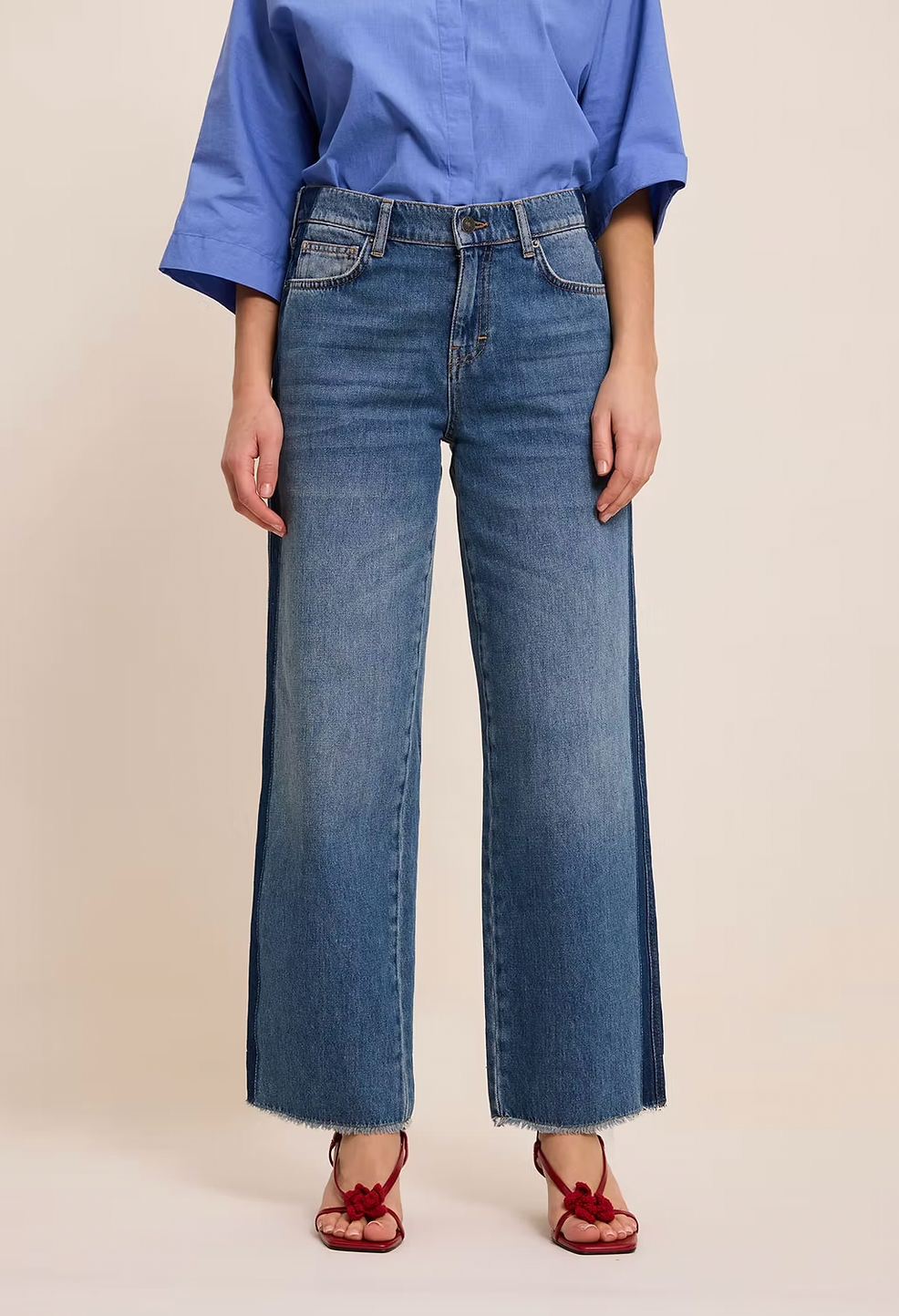 Five Lena Mid Blue Jean