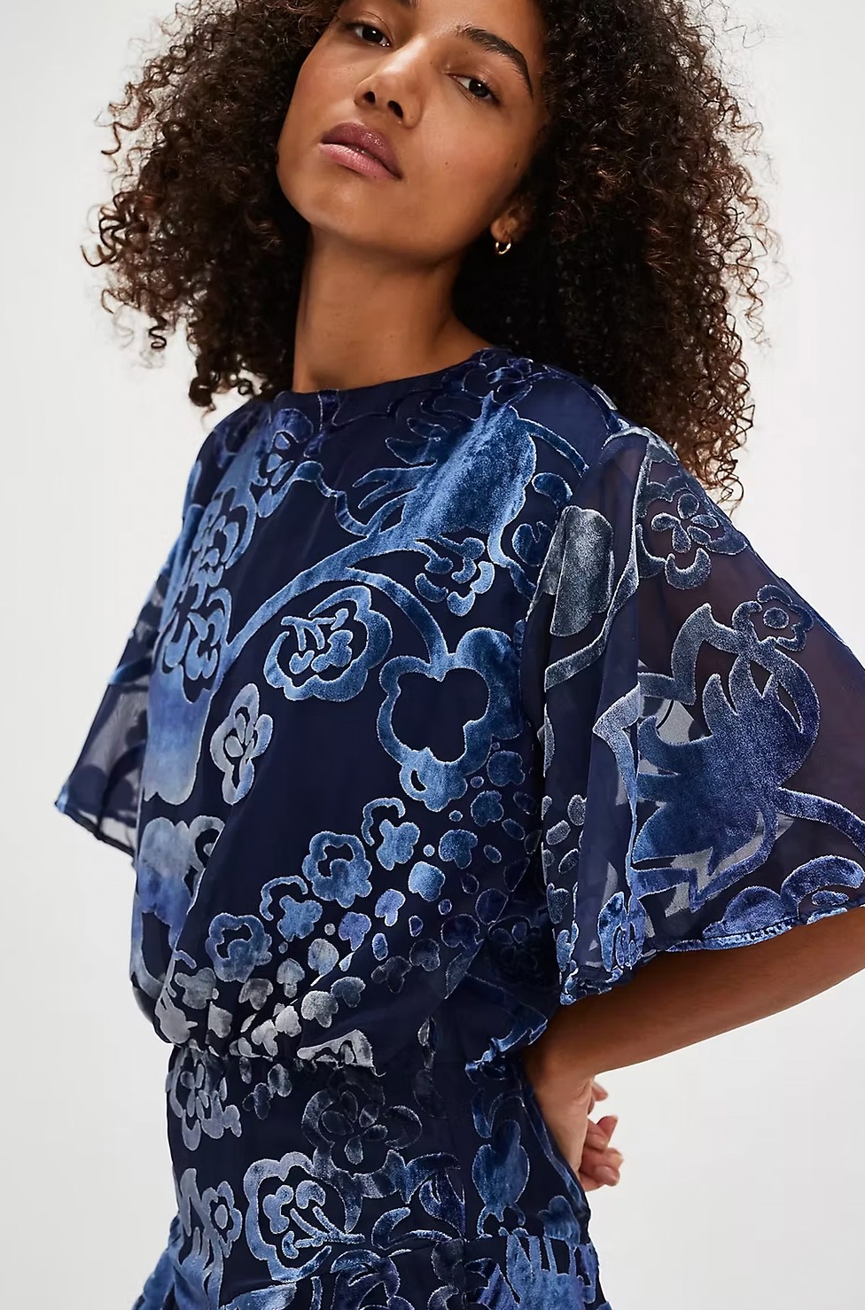 Free People Velvet Mini Dress