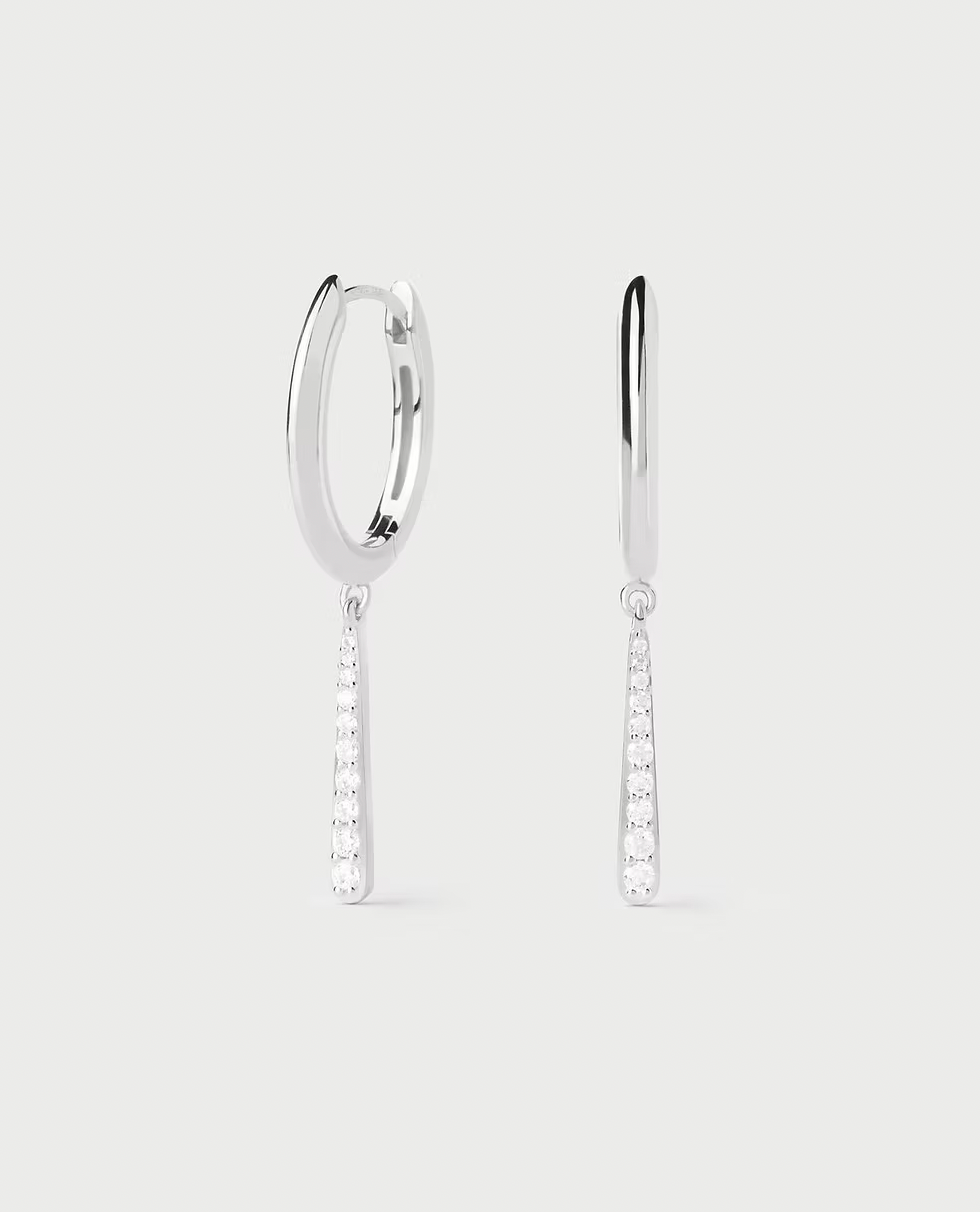PDPAOLA Olga Mini Silver Hoops