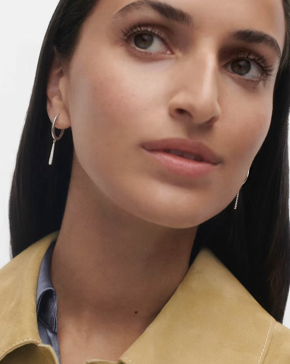 PDPAOLA Olga Mini Silver Hoops