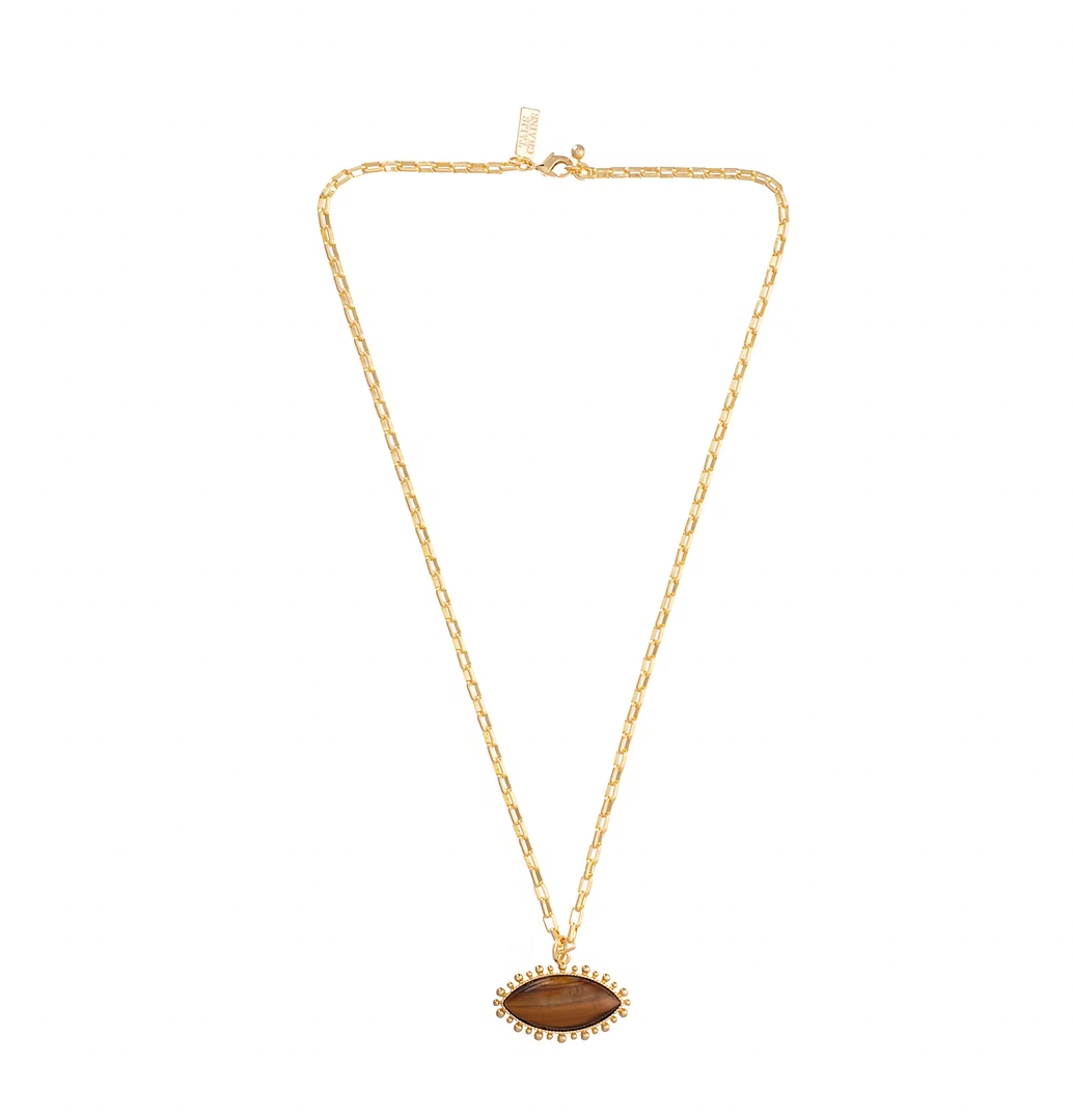 Talis Chains Tiger Eye Pendant Necklace