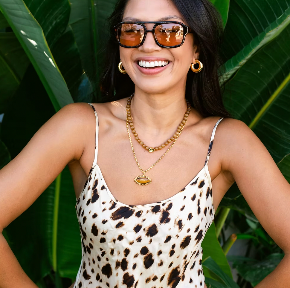 Talis Chains Tiger Eye Pendant Necklace