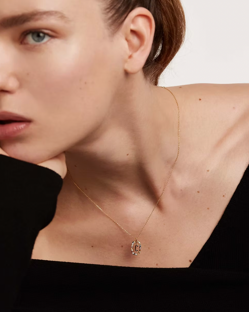 PDPAOLA Letter Necklace
