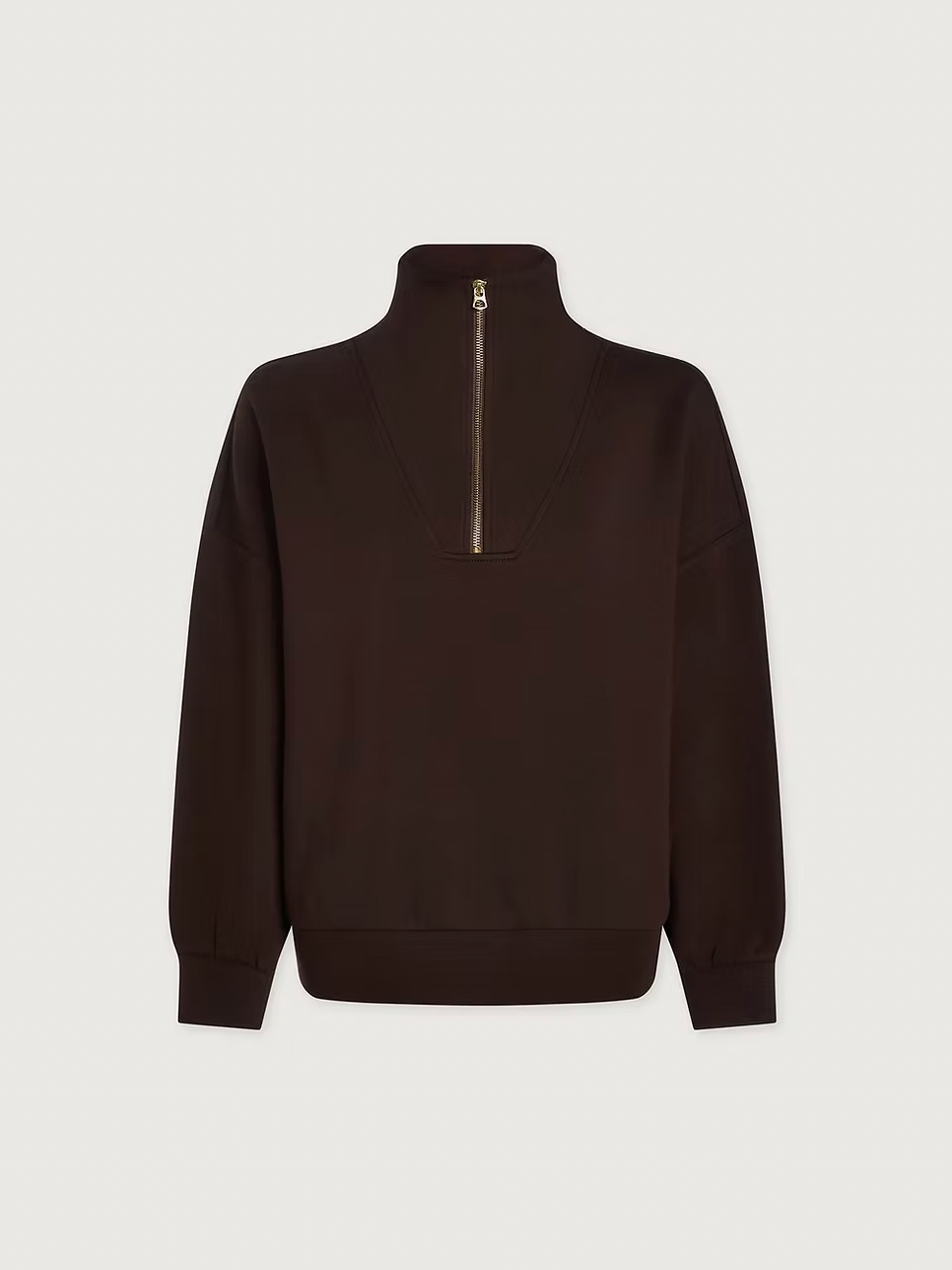 Varley Hawley Coffee Half-Zip Sweat