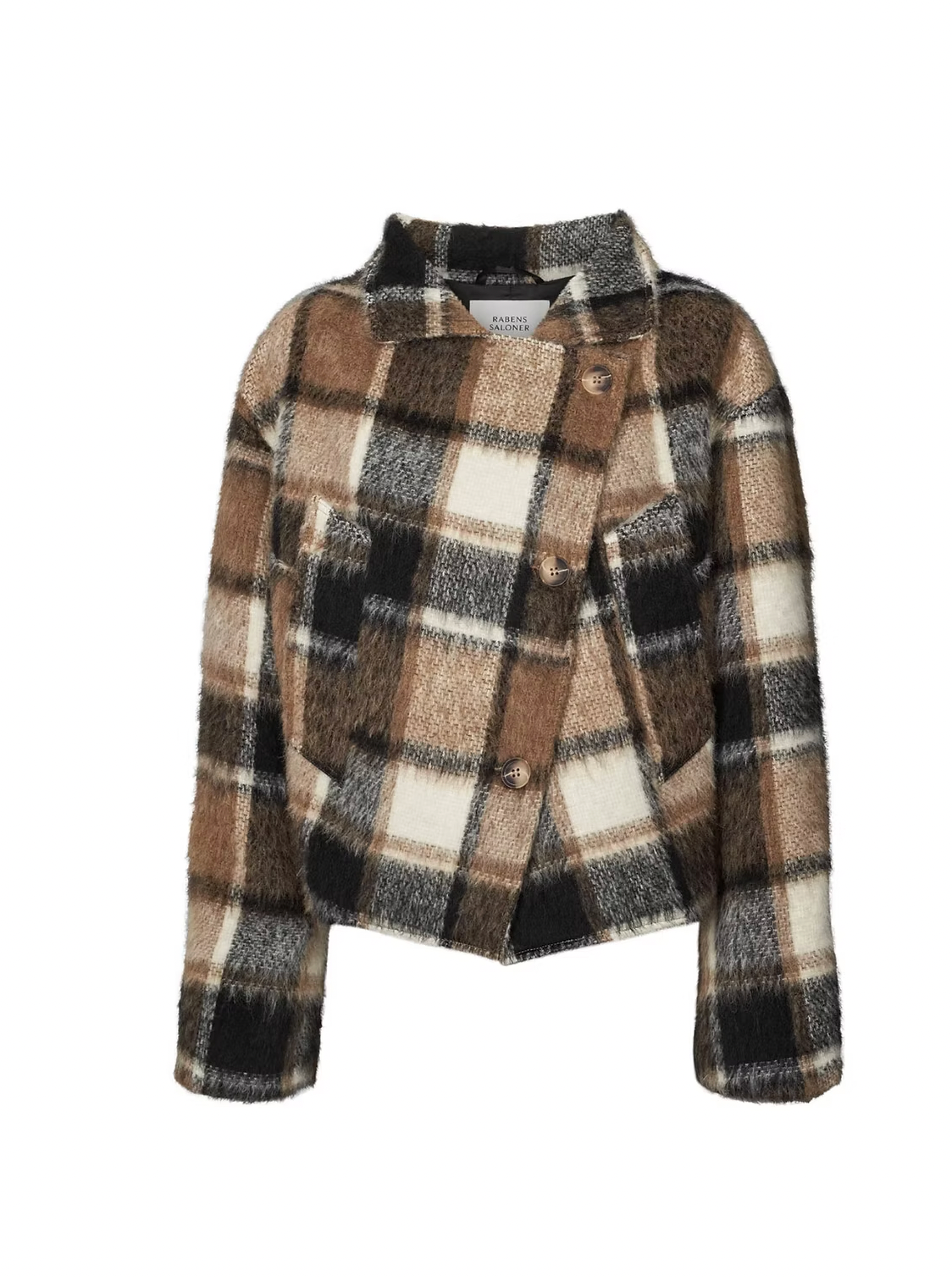 Rabens Saloner Jumbo Check Jacket