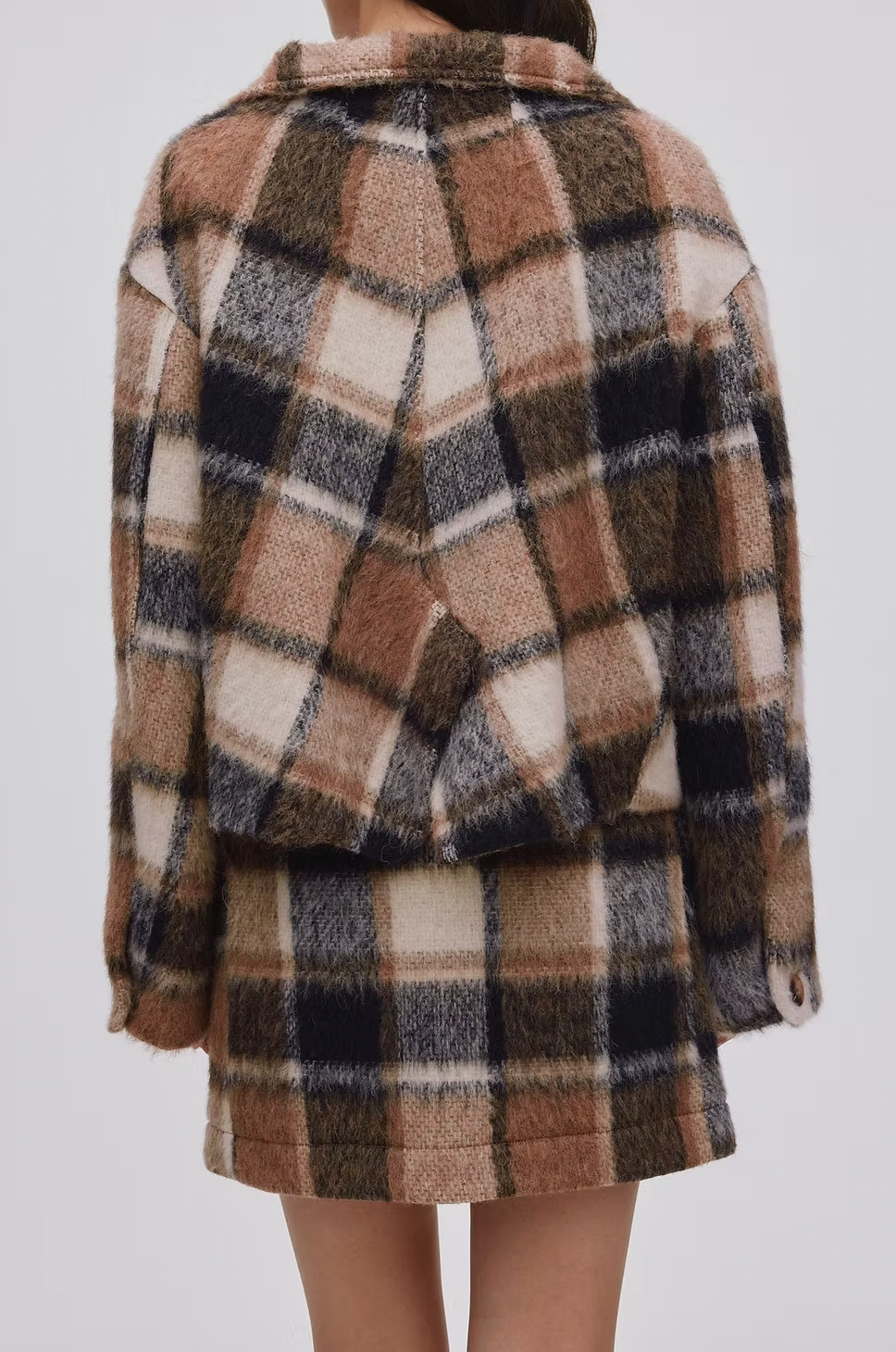 Rabens Saloner Jumbo Check Jacket
