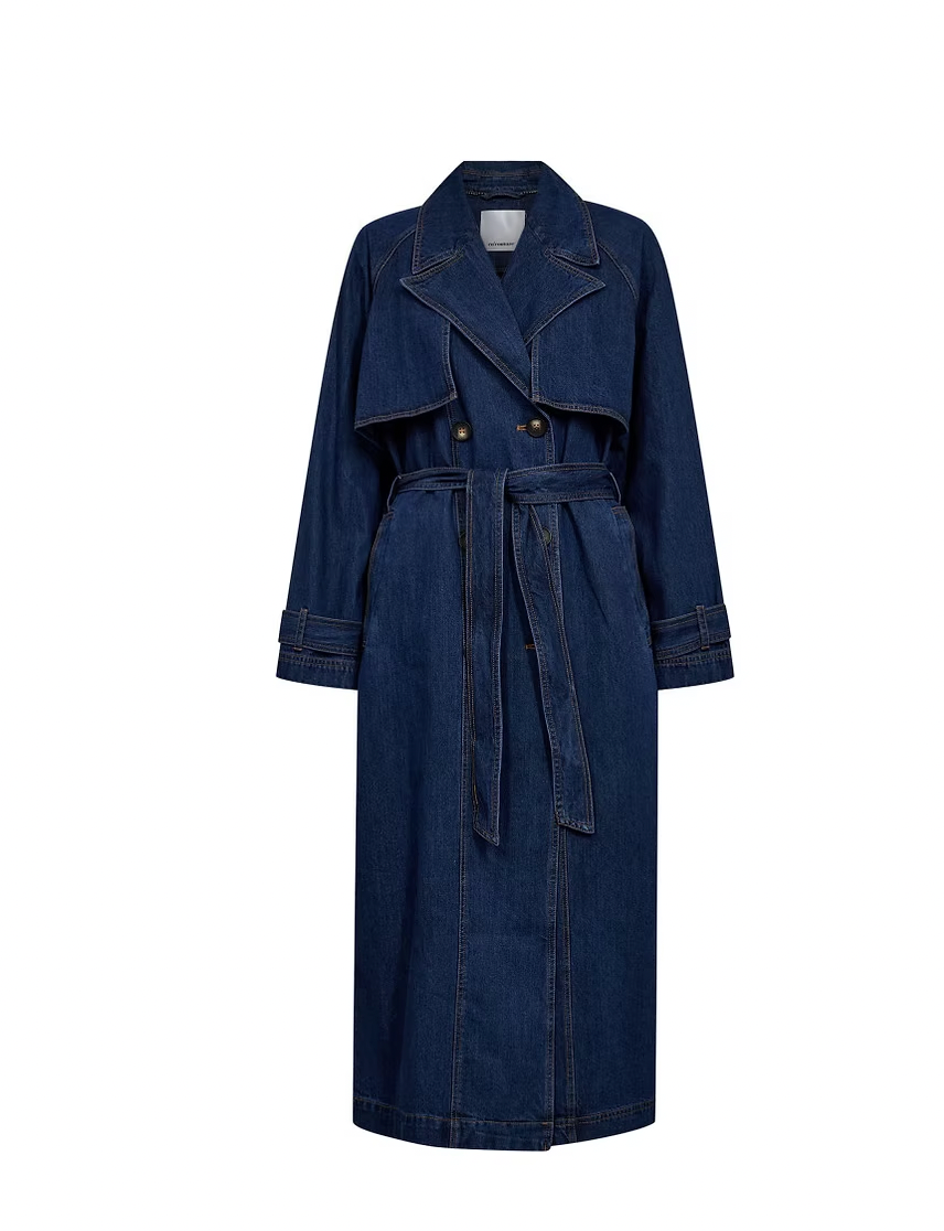 Co’Couture Delina Denim Trench Coat