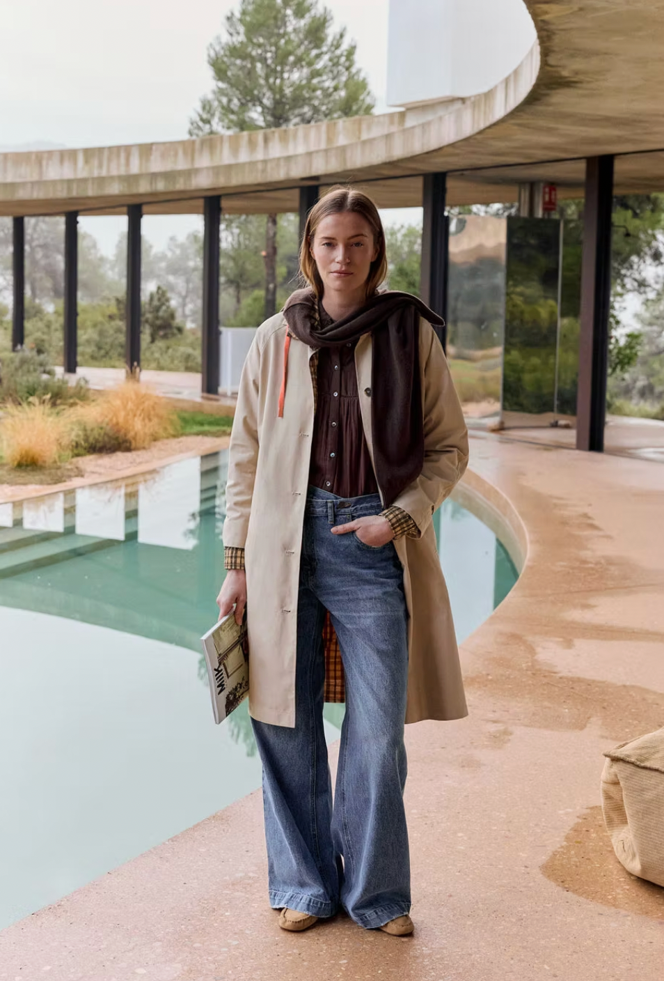 Indi & Cold Reversible Checkered Coat