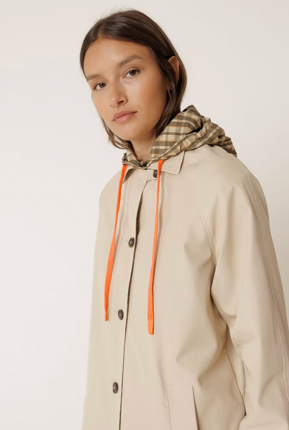 Indi & Cold Reversible Checkered Coat
