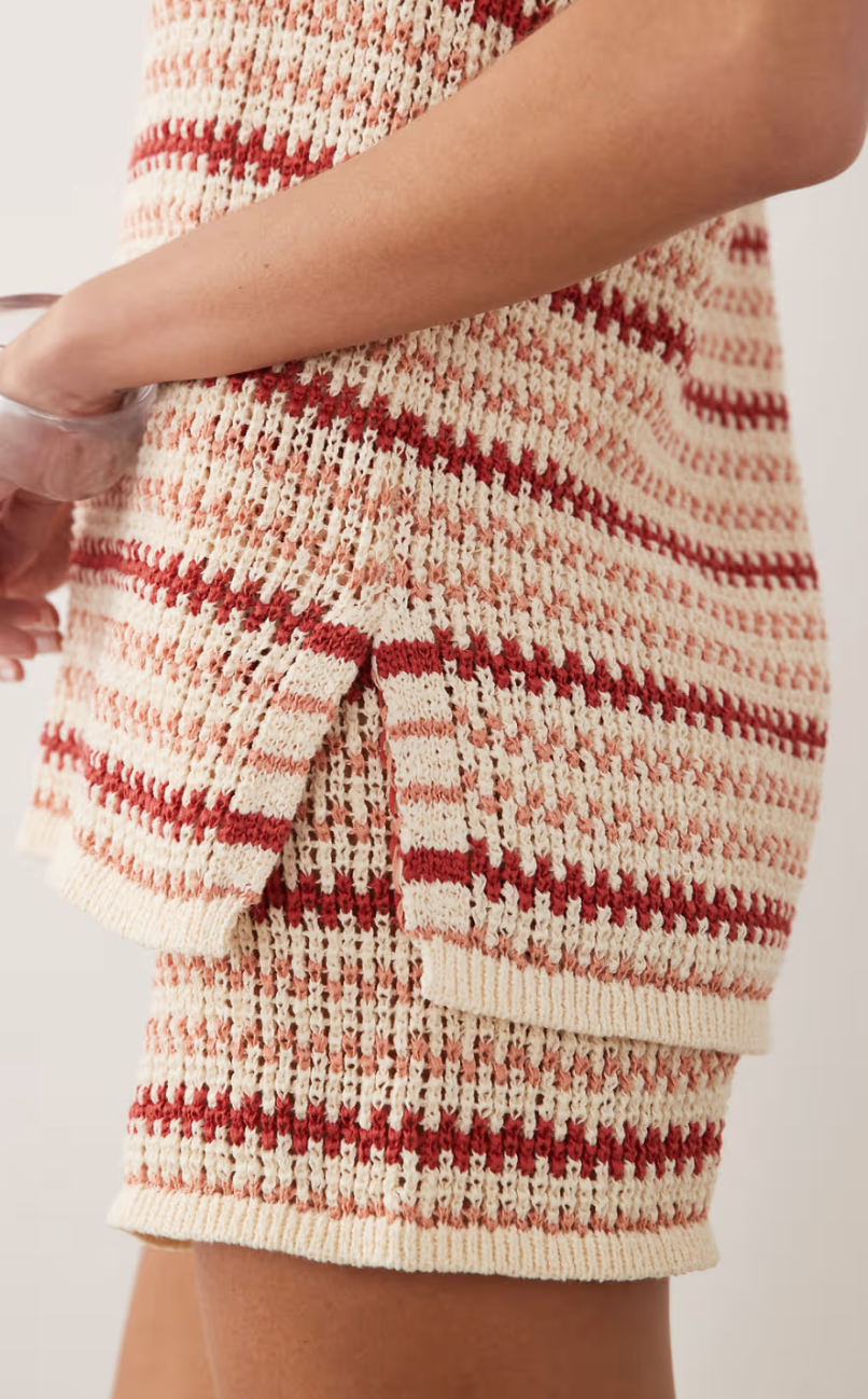 Tami Stripe Knit Longline Tank