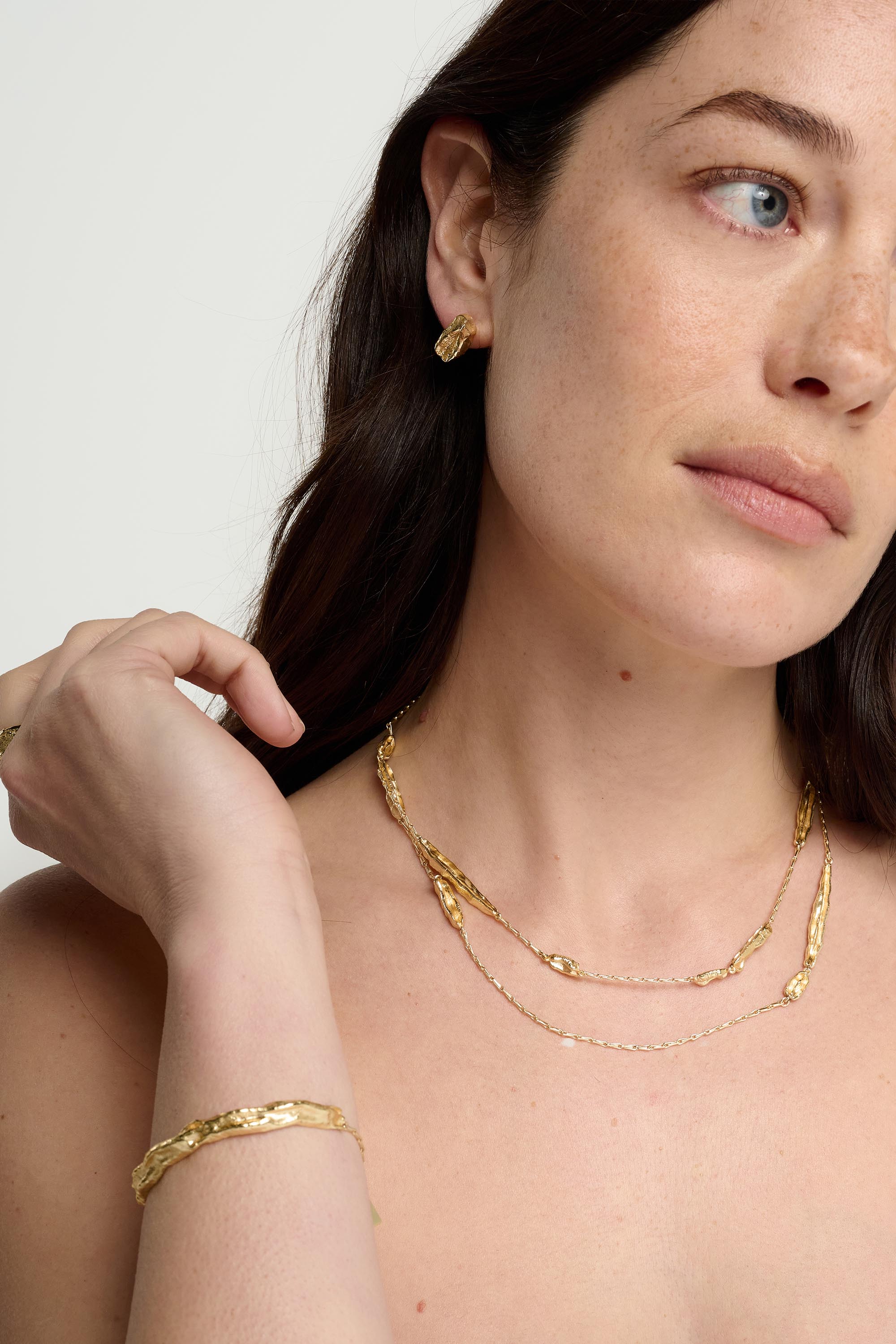 Restore Earrings Gold