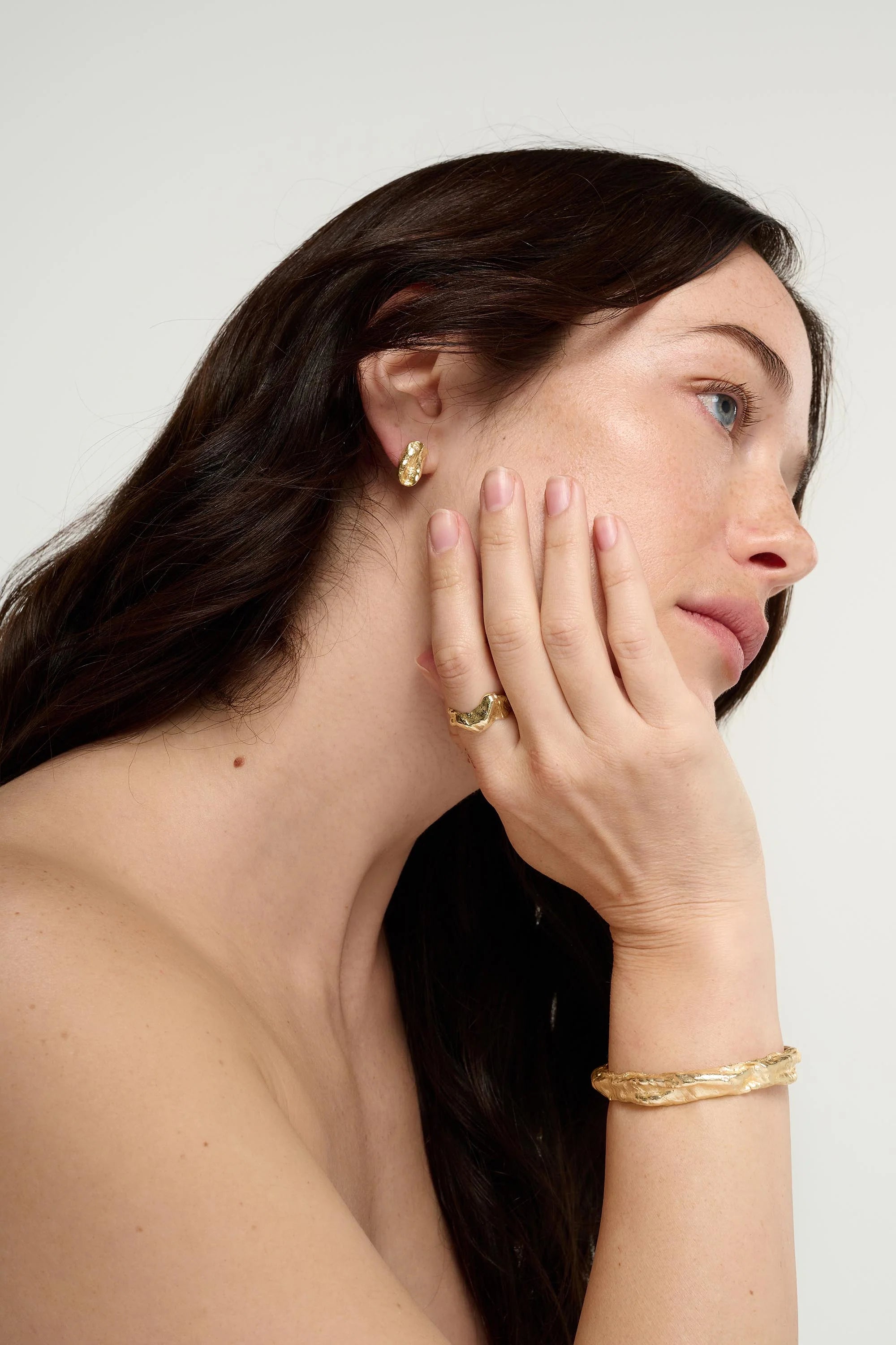 Restore Earrings Gold