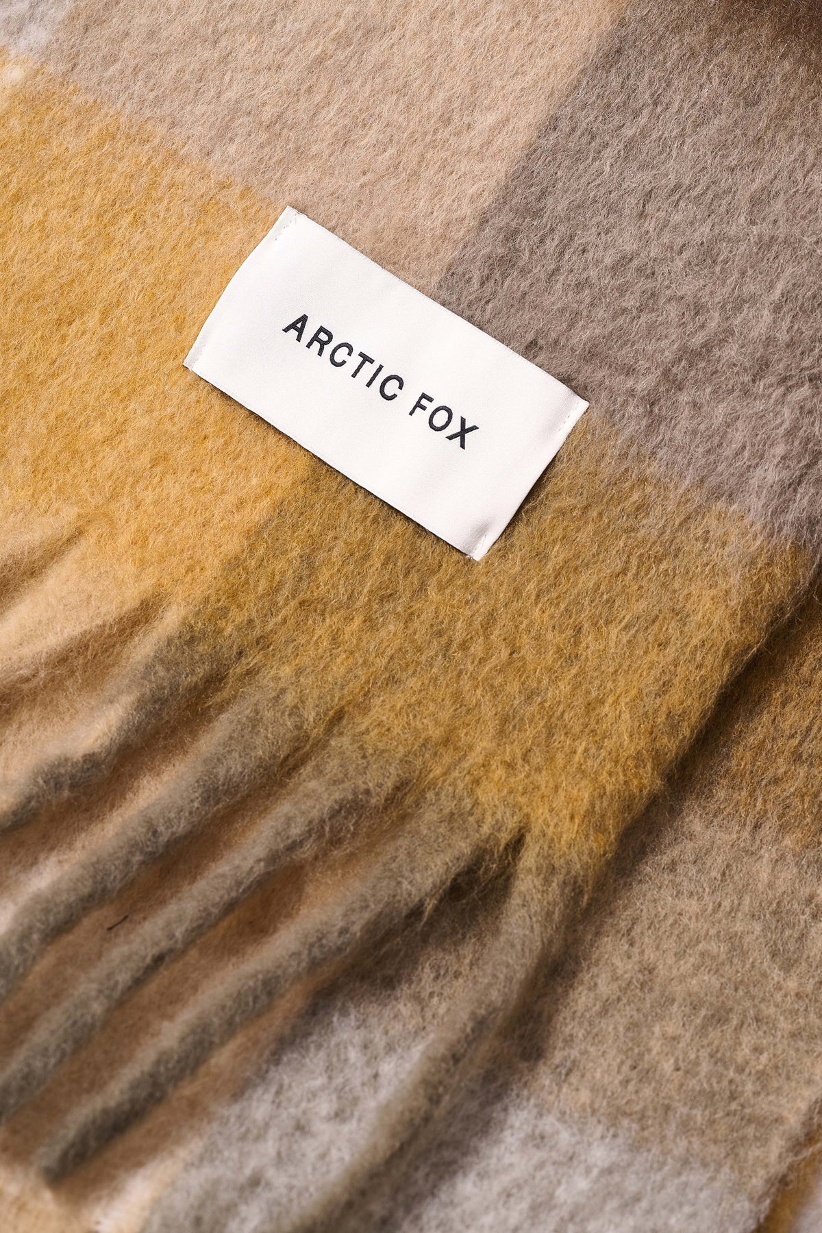 The Reykjavik Check Scarf - Golden Woodland
