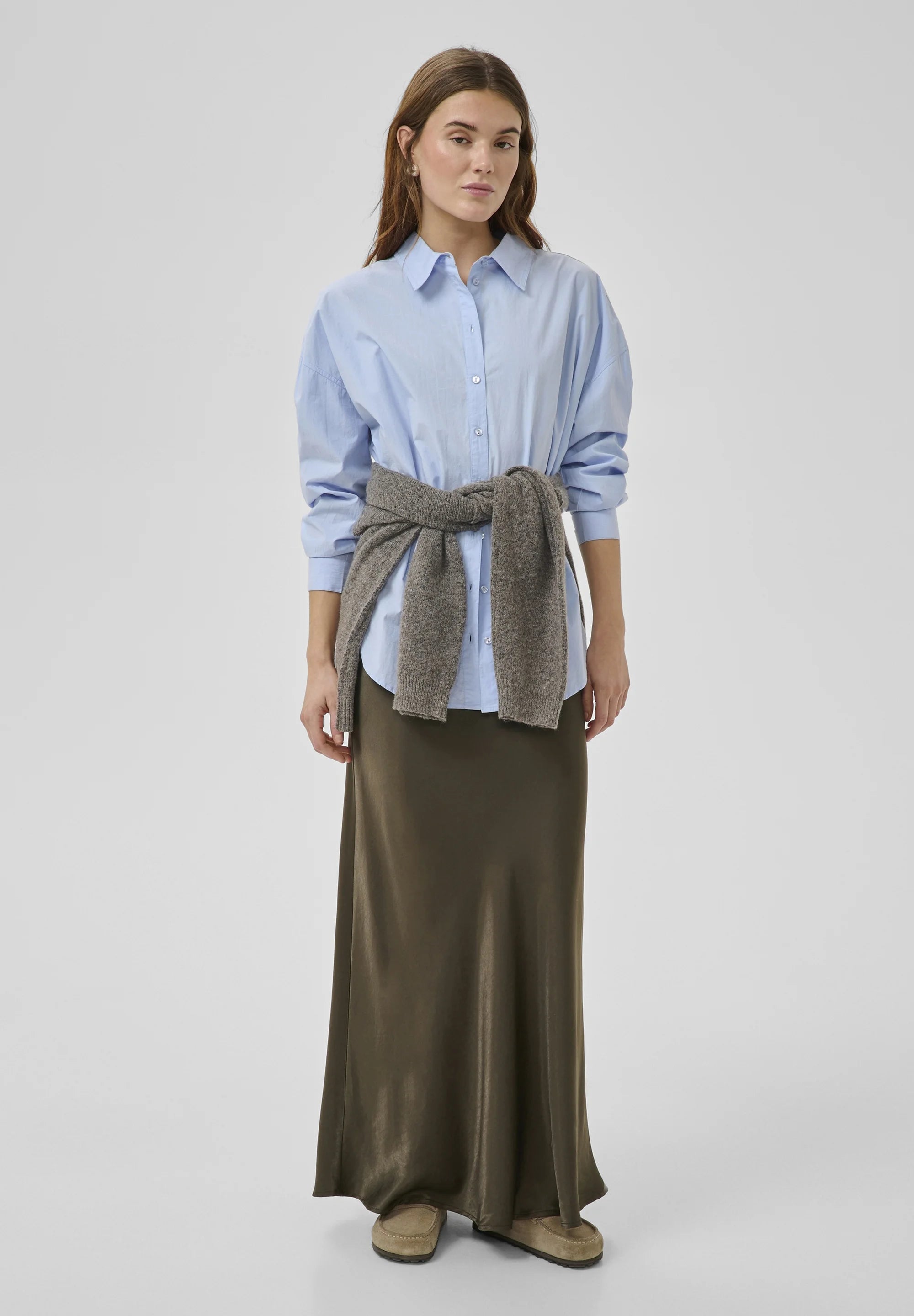 My Essential Wardrobe Estelle Skirt Major Brown