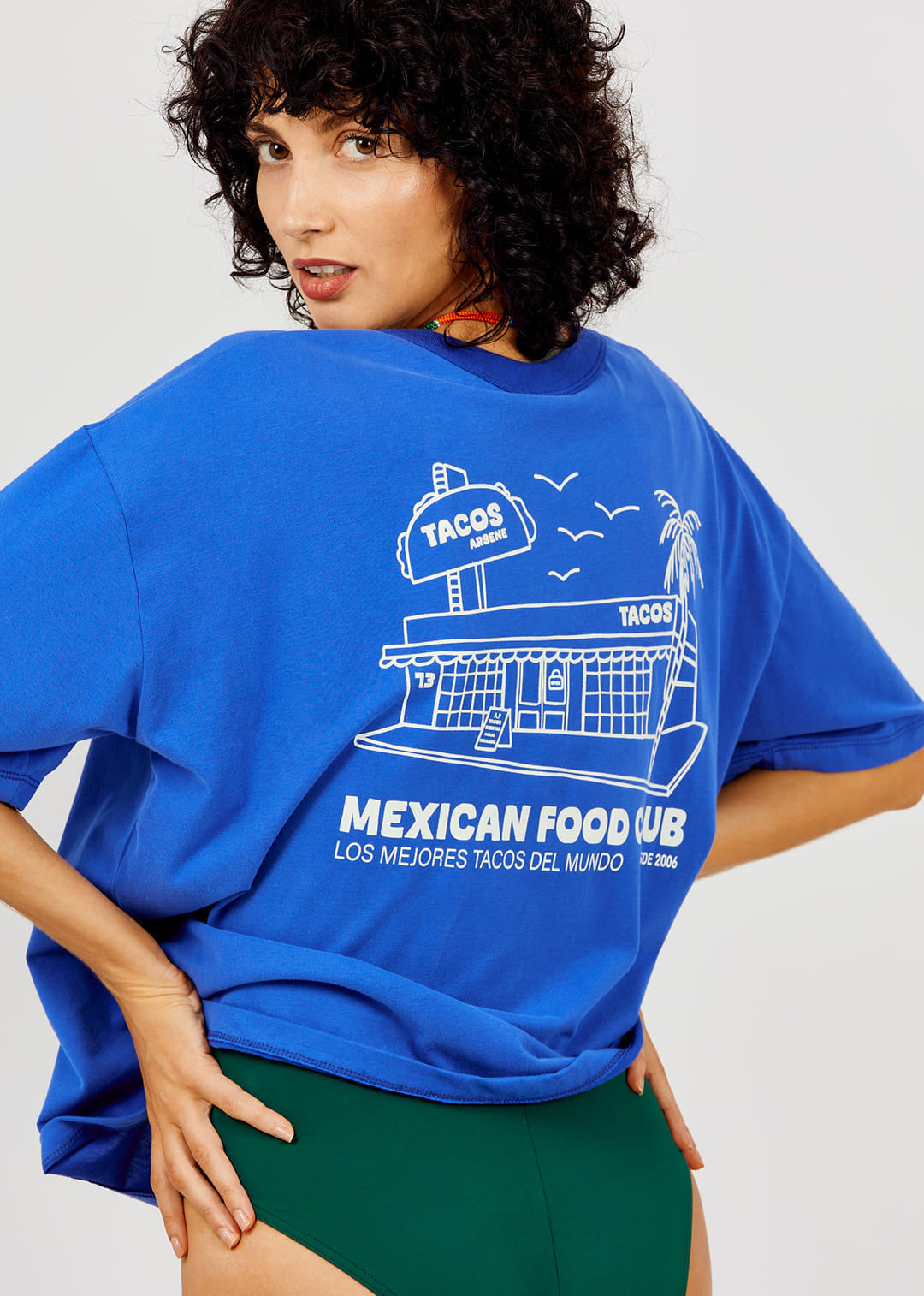 A.P Cobalt Mexican Food Tee