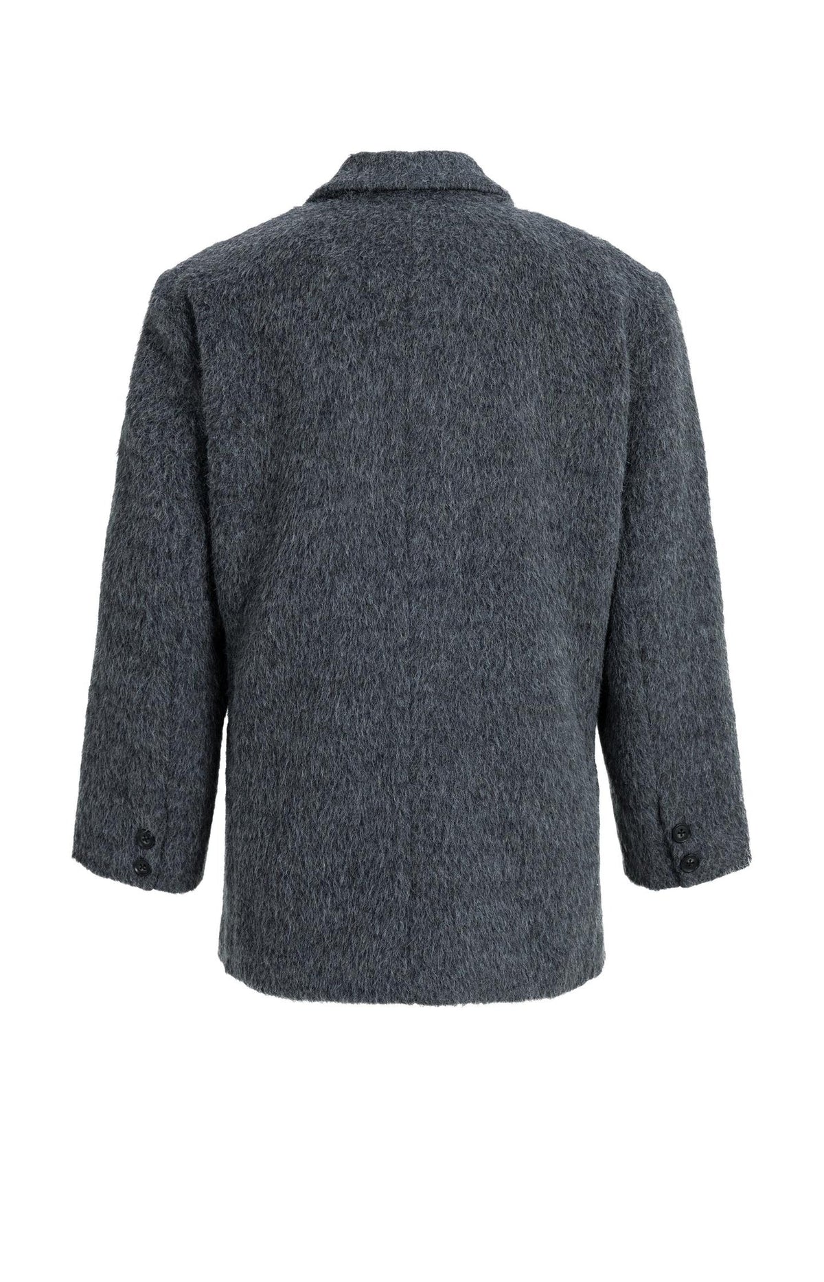 Oversized Wool Blend Blazer Jacket