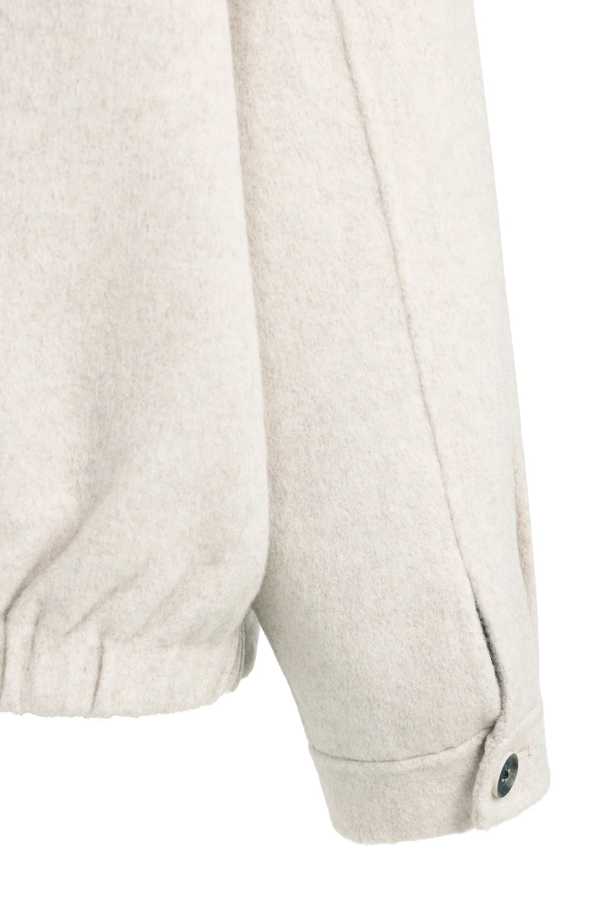 Wool Blend Hooded Jacket