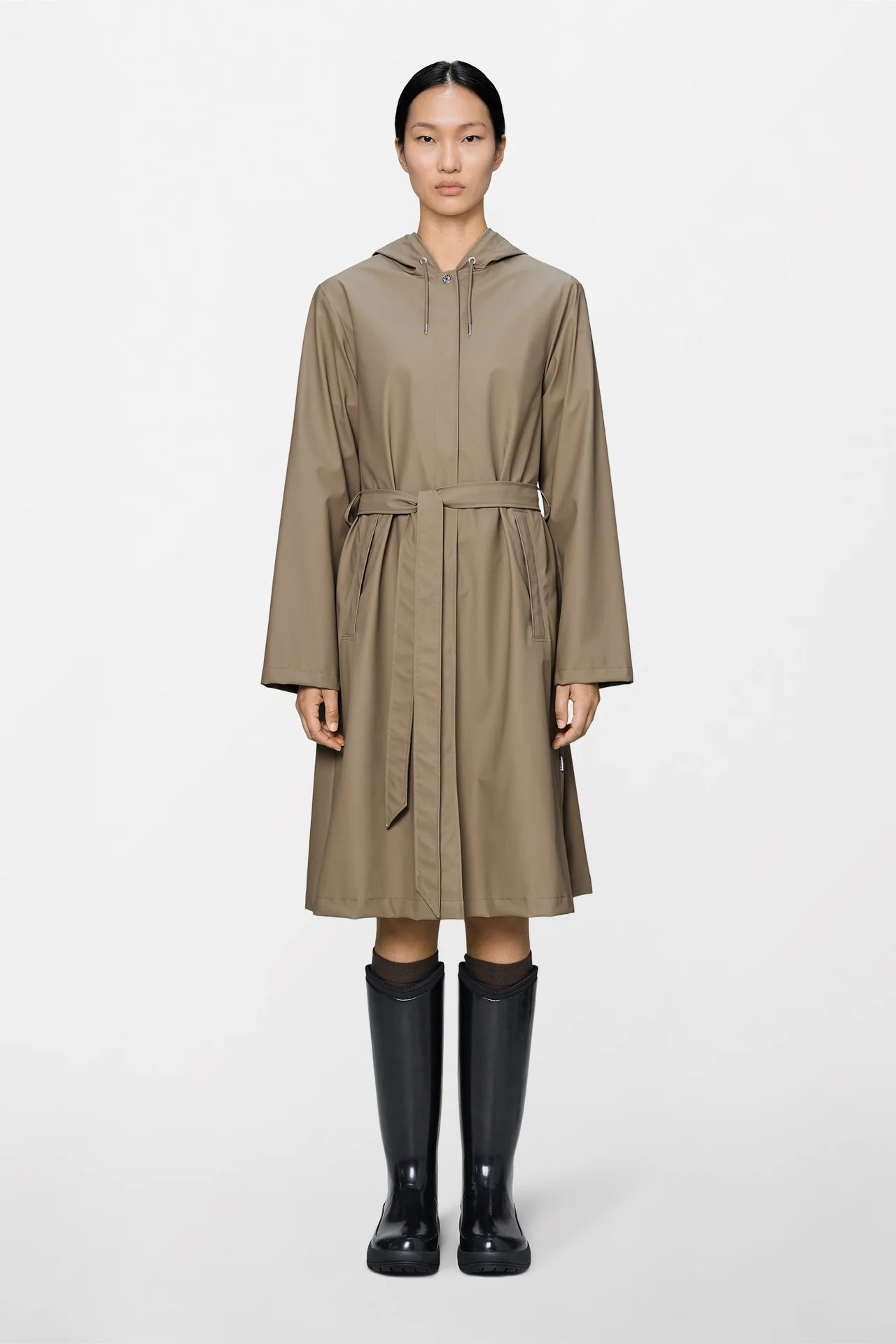 A-Line Longer W Jacket - Beige