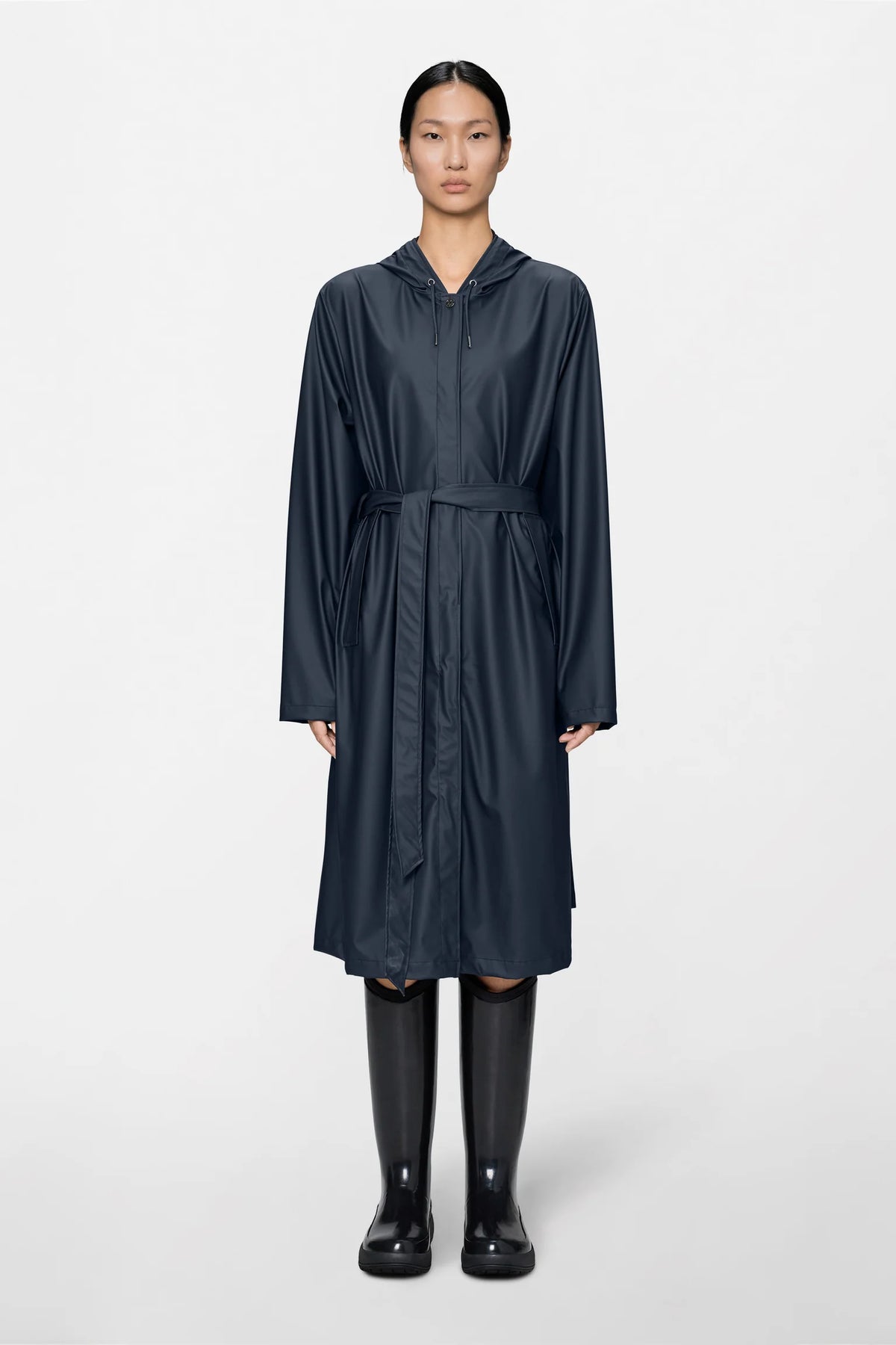A-Line Longer W Jacket Navy